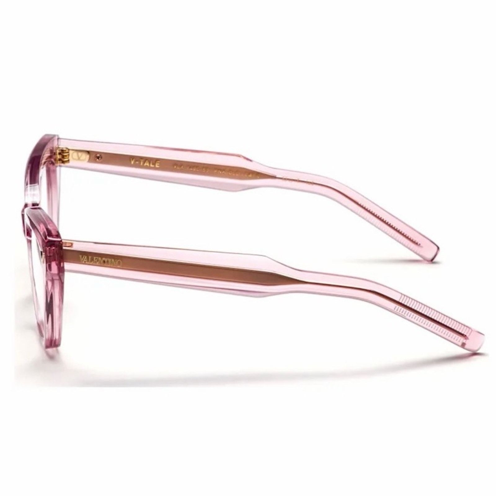 Valentino New! Valentino TALE VLX 140C, Pink Cat-Eyeglasses, Authentic Size ONE SIZE - 5 Thumbnail
