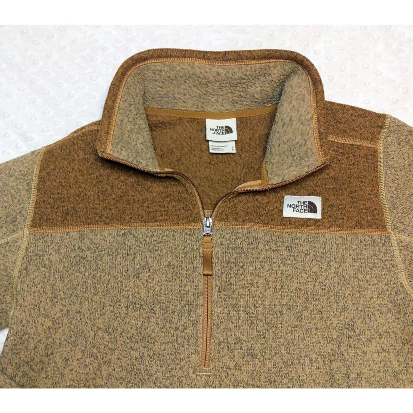 The North Face The North Face Gordon Lyons 1/4 Zip Top Brown Tan Men’s Small Pullover Windbreaker Logo Zipper Regular Size US S / EU 44-46 / 1 - 4 Thumbnail