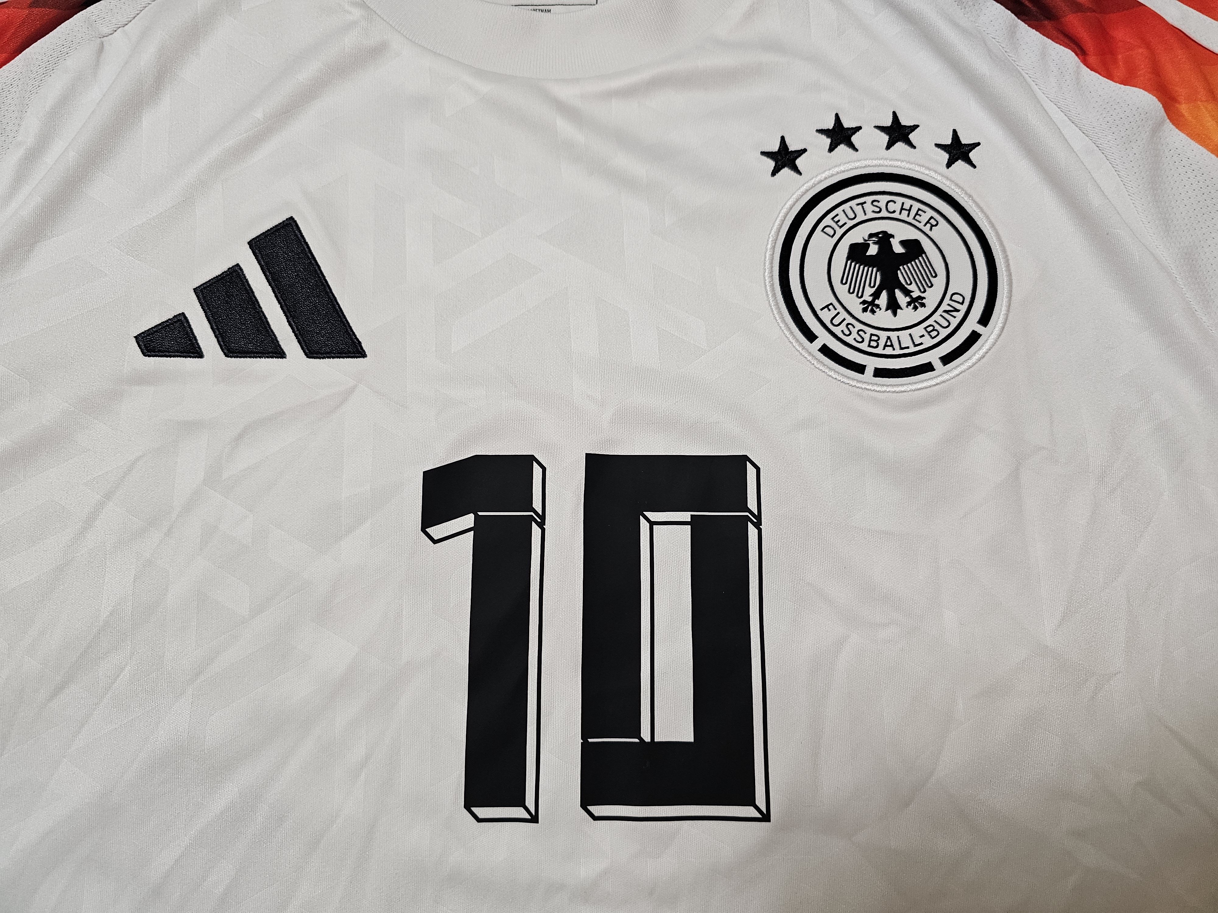 Adidas GERMANY 2024 HOME EURO MUSIALA FOOTBALL SHIRT SOCCER JERSEY Size US M / EU 48-50 / 2 - 3 Thumbnail