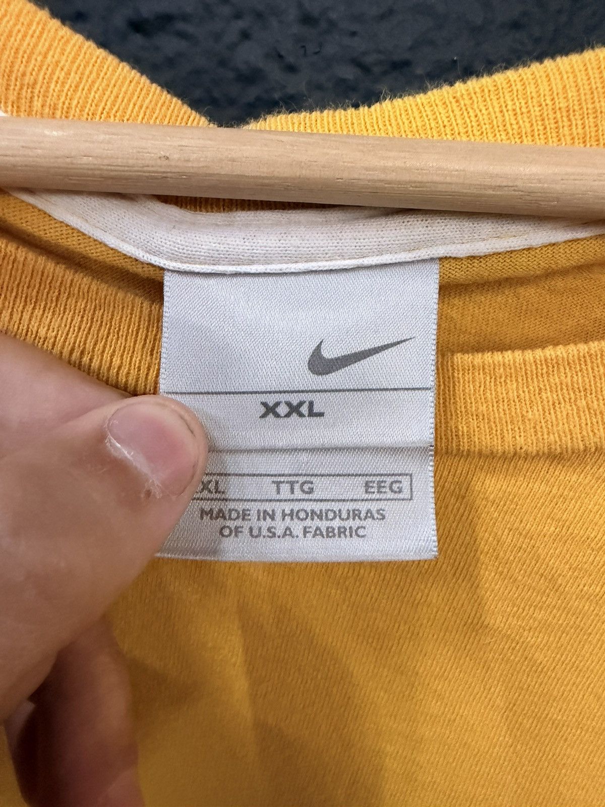 Nike Vintage Blank Nike T Shirt Size US XXL / EU 58 / 5 - 3 Thumbnail