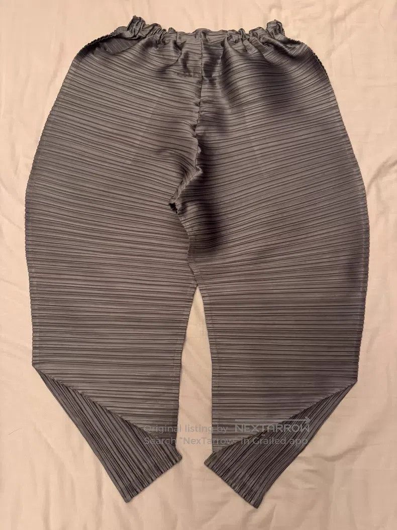 Issey Miyake Issey Miyake size:3 Gray Pleated Pants Size 31" - 3 Thumbnail