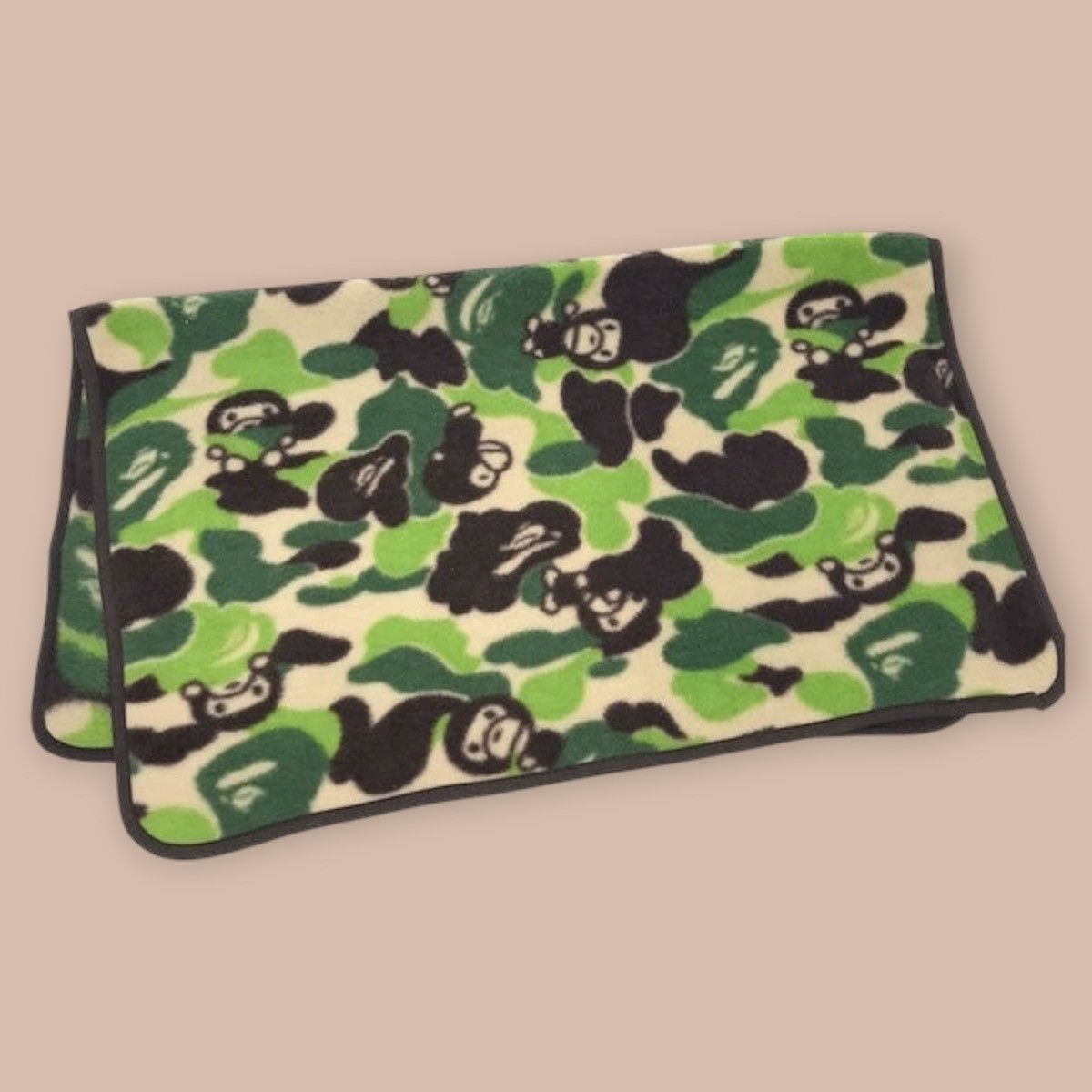 Bape A BATHING APE BABY MILO CAMO FLEECE TOWEL GREEN Size ONE SIZE - 3 Thumbnail