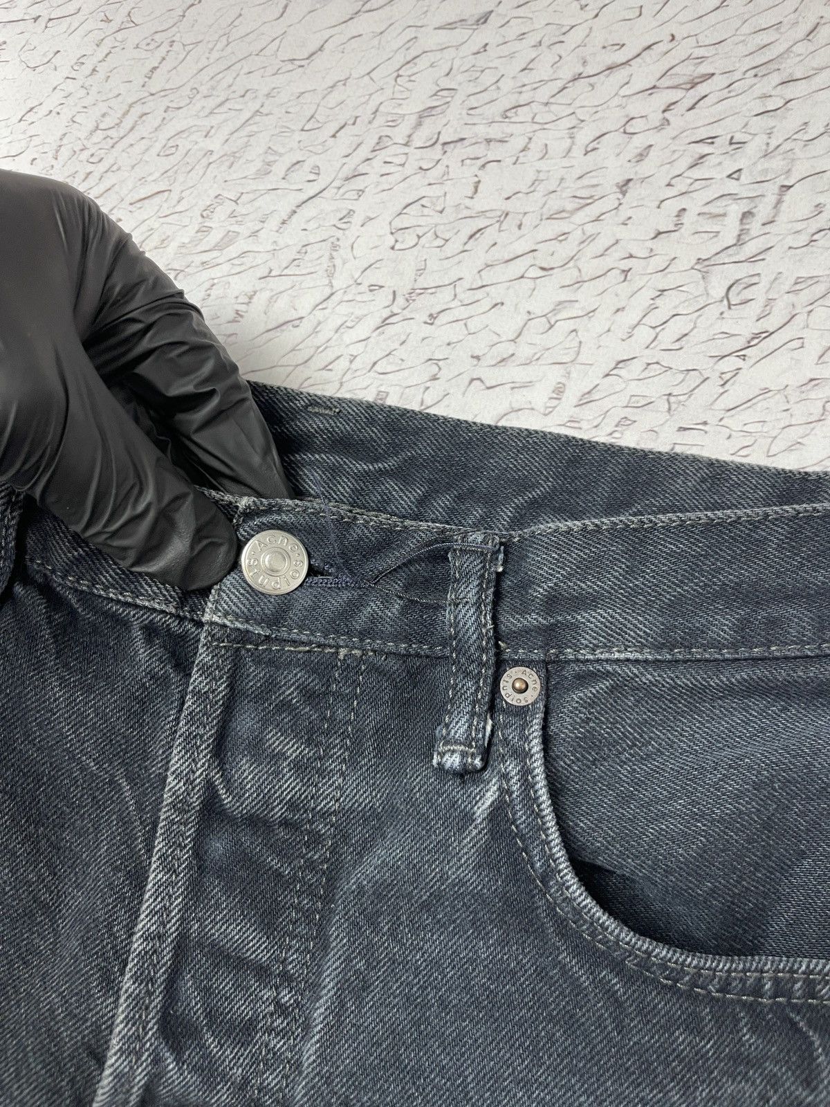 Acne Studios Acne Studios Bla Konst Jeans Black Overdye Fly Fits Unisex Size 27" / US 4 / IT 40 - 10 Thumbnail
