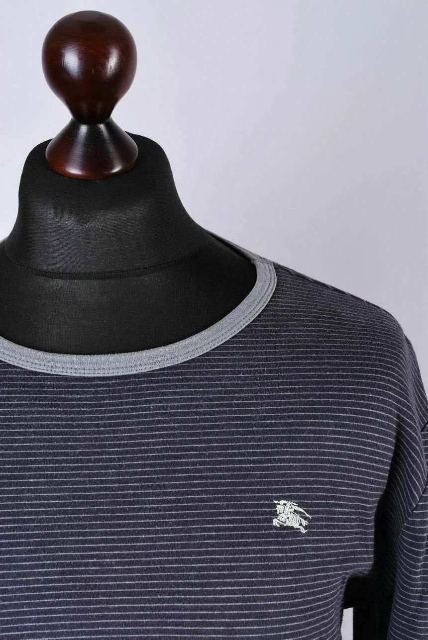 Burberry Burberry Black Label Striped Long Sleeve T-Shirt Size US L / EU 52-54 / 3 - 2 Thumbnail