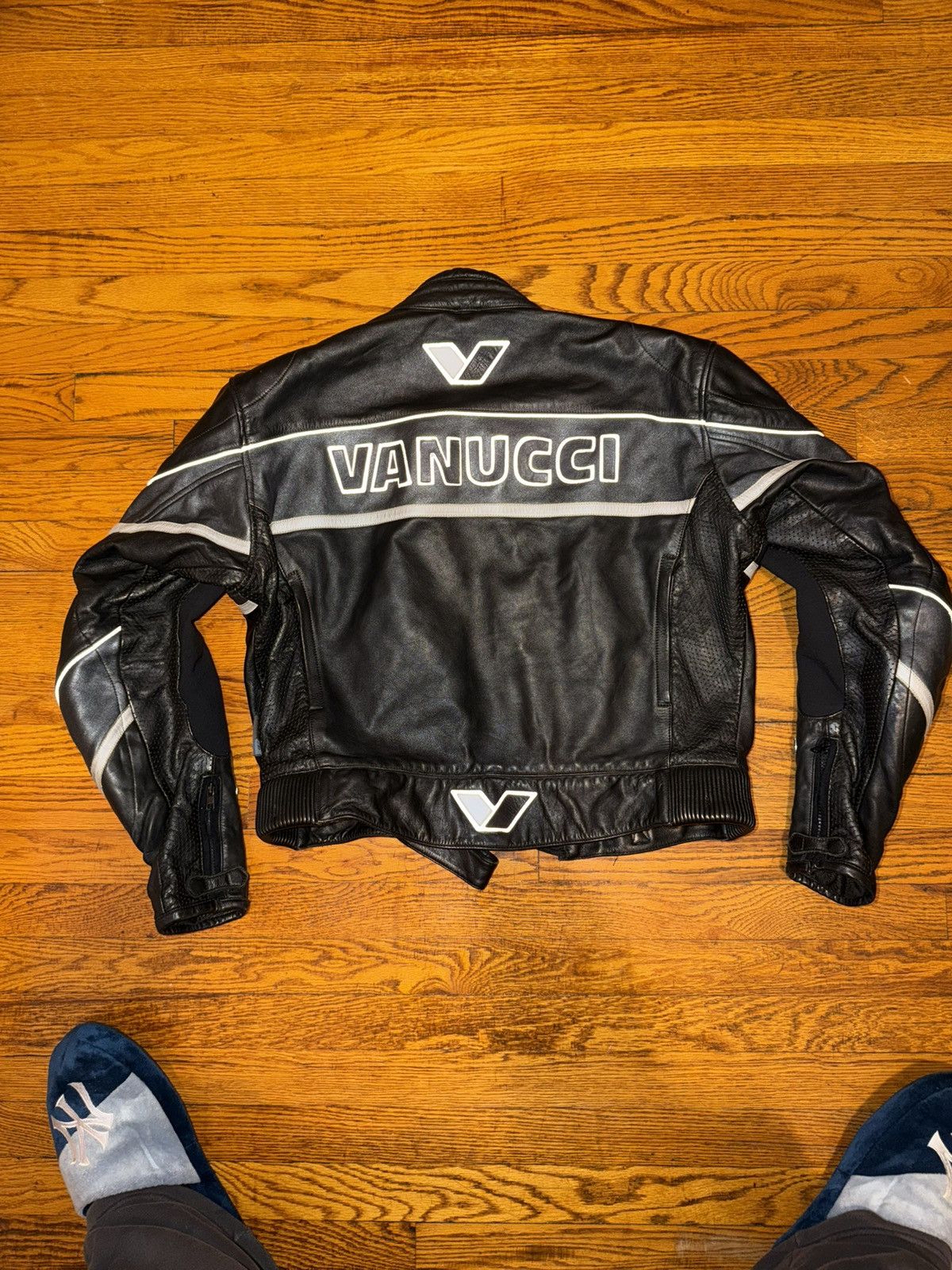 Other MOTO JACKET VANUCCI BLACK with 3M trim Size US L / EU 52-54 / 3 - 2 Thumbnail