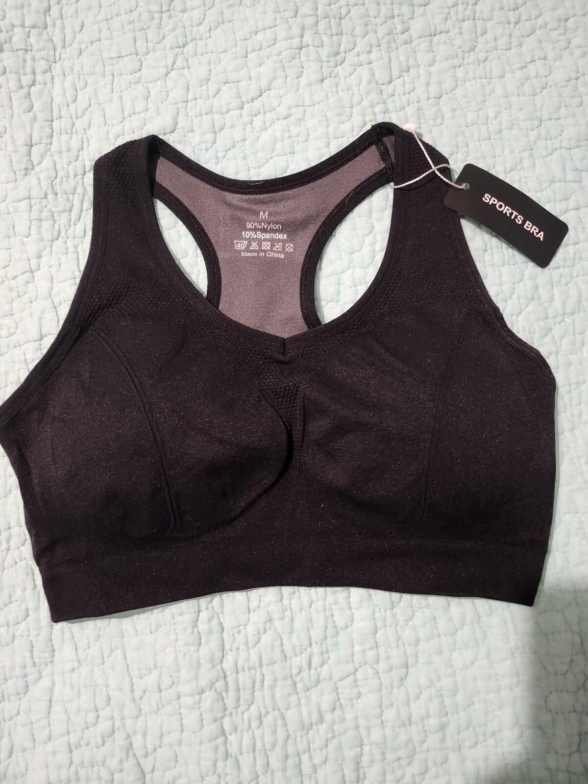 Other Black sports Bra medium Size ONE SIZE - 1 Thumbnail