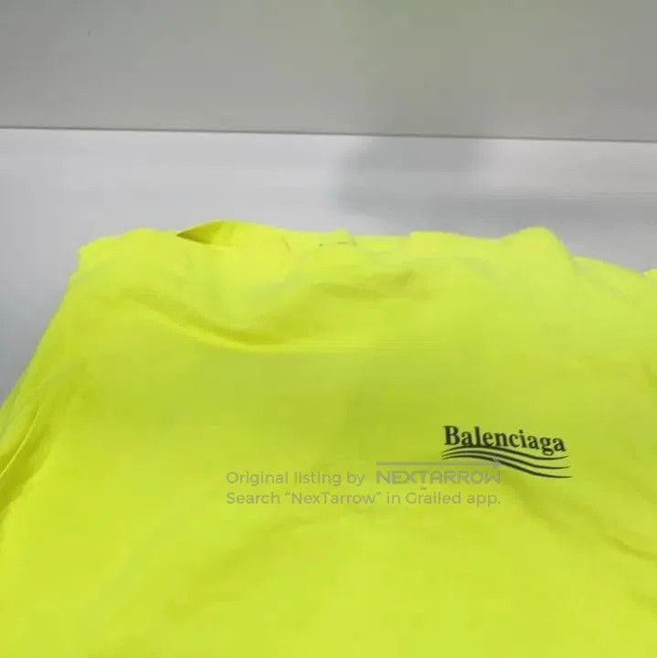 Balenciaga Balenciaga Logo Wave Print Short Sleeve T. Size US XXS / EU 40 - 6 Thumbnail