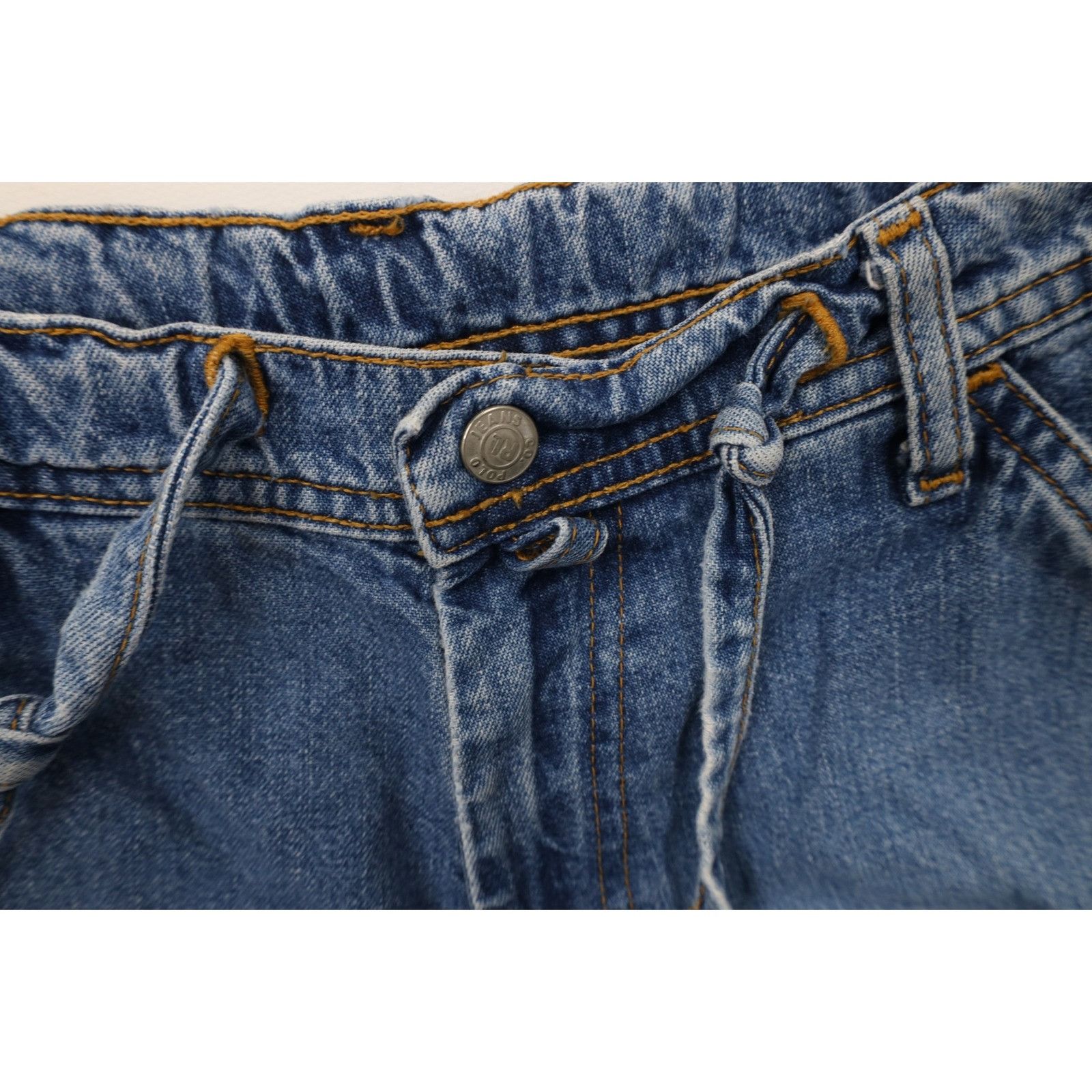 Polo Ralph Lauren Vintage 90s Ralph Lauren Faded Spell Out Wide Leg Jeans Size US 30 / EU 46 - 5 Thumbnail