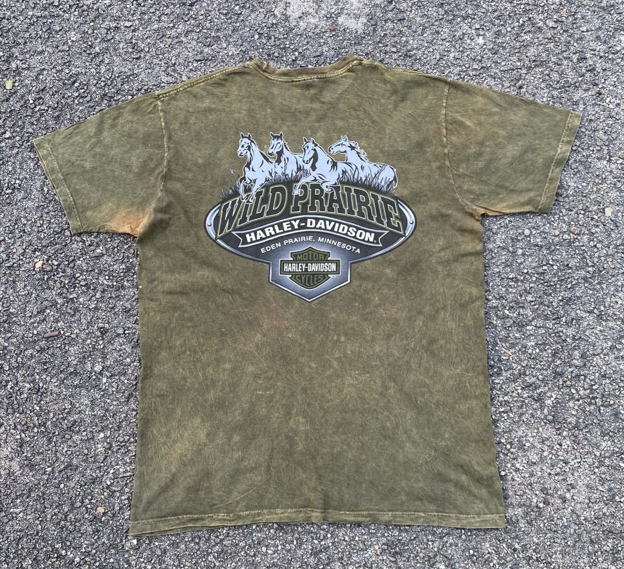 Harley Davidson Vintage Harley Davidson Wild Prairie Tshirt Size US XL / EU 56 / 4 - 1 Thumbnail