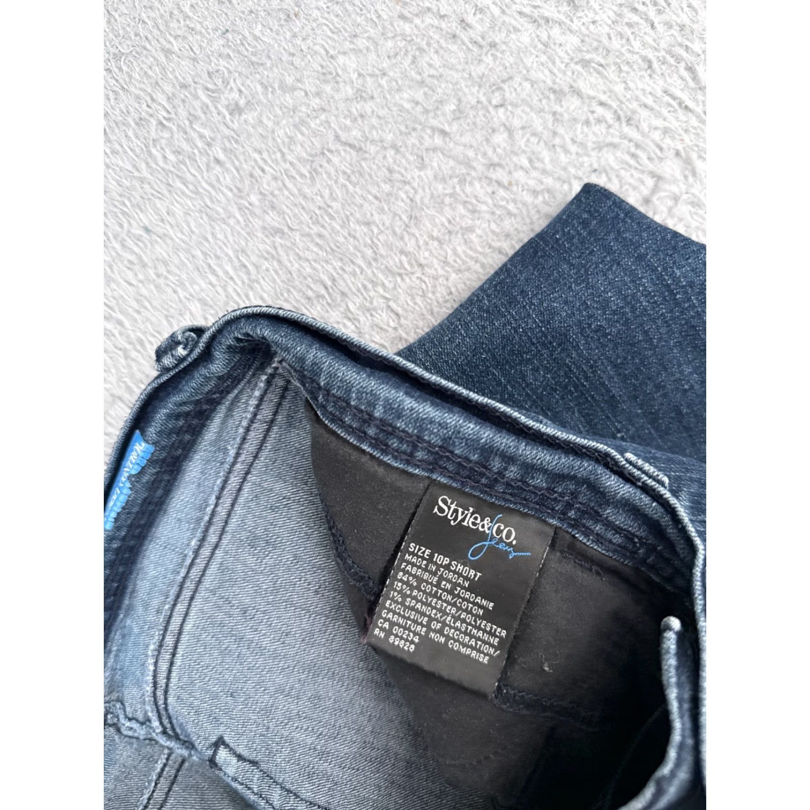 Vintage Style&Co Jeans Women 10P Denim Straight Leg Mid Rise 30x25 Blue Cotton 5-Pocket Size 32" / US 10 / IT 46 - 7 Thumbnail
