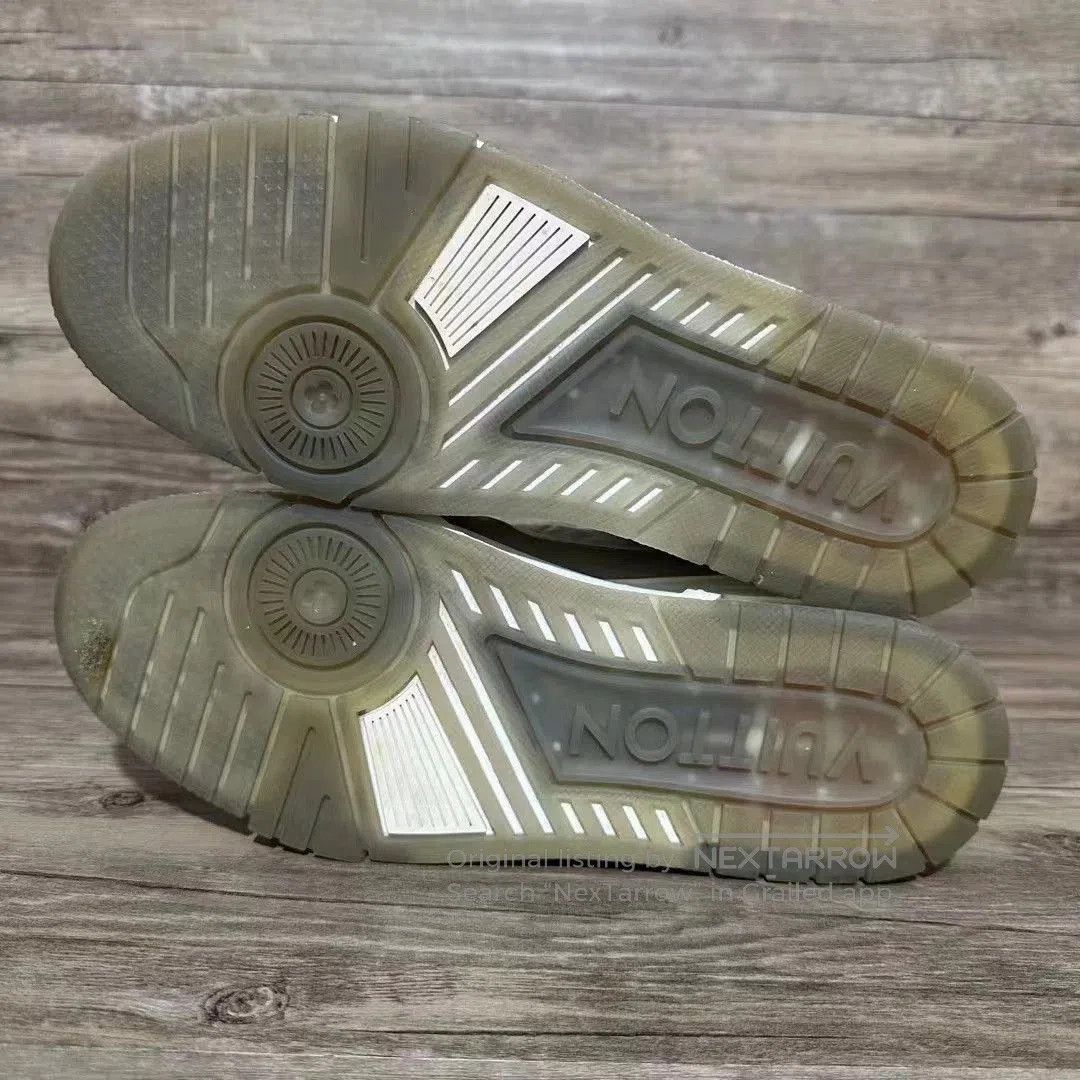 Louis Vuitton Gray Low-Top Sneakers Size 8. Size US 8 / EU 41 - 7 Thumbnail