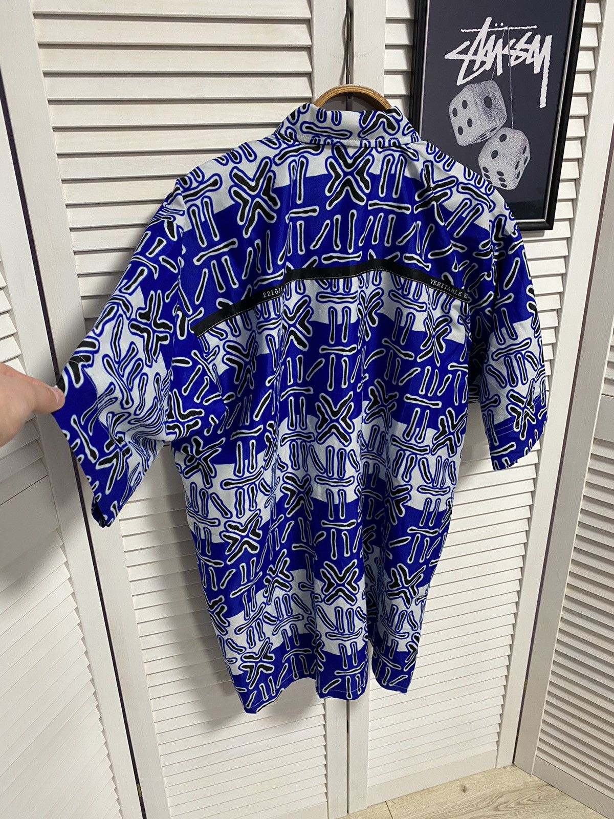 Japanese Brand Vintage Shirt Abstract Striped Japanese Style Hawaii Surf Size US XL / EU 56 / 4 - 6 Thumbnail