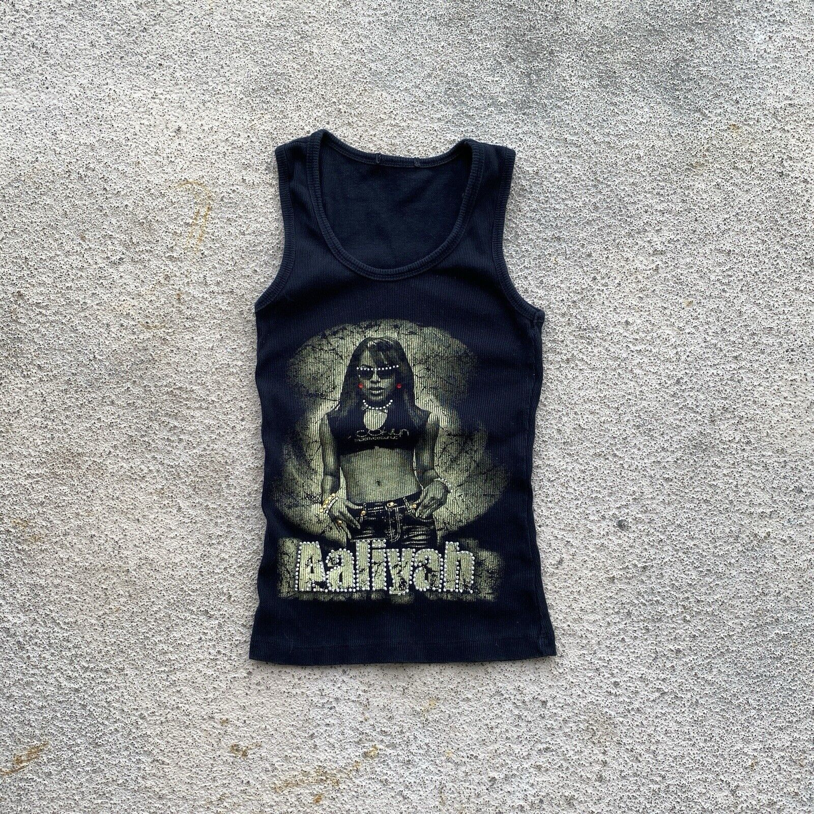 Hysteric Glamour Aaliyah 00s Hysteric Glamour Style Tank Top Cop Copine Vibe Size S / US 4 / IT 40 - 1 Thumbnail