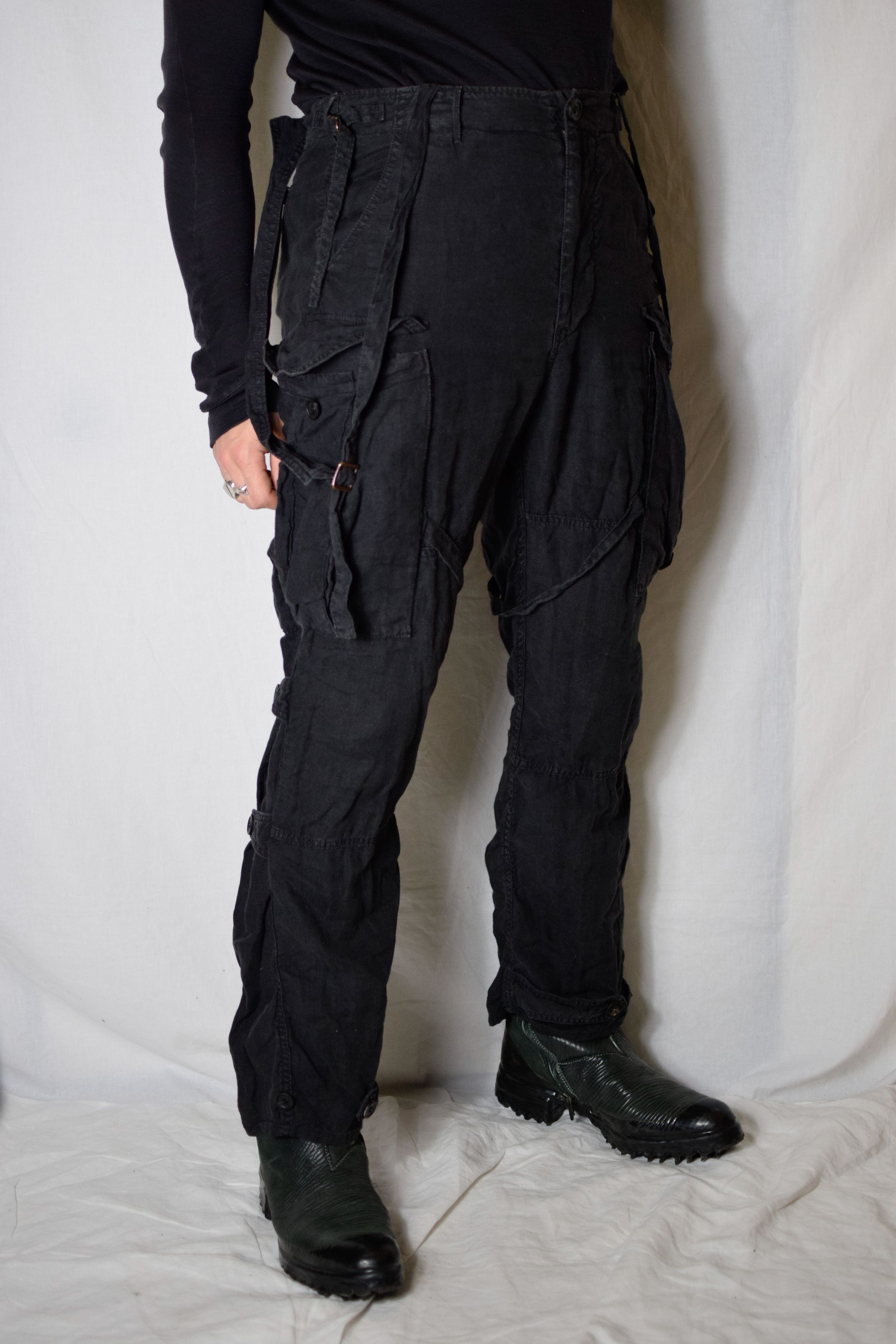 Julius Julius SS08 Suspender Gasmask Pants Size US 30 / EU 46 - 4 Thumbnail