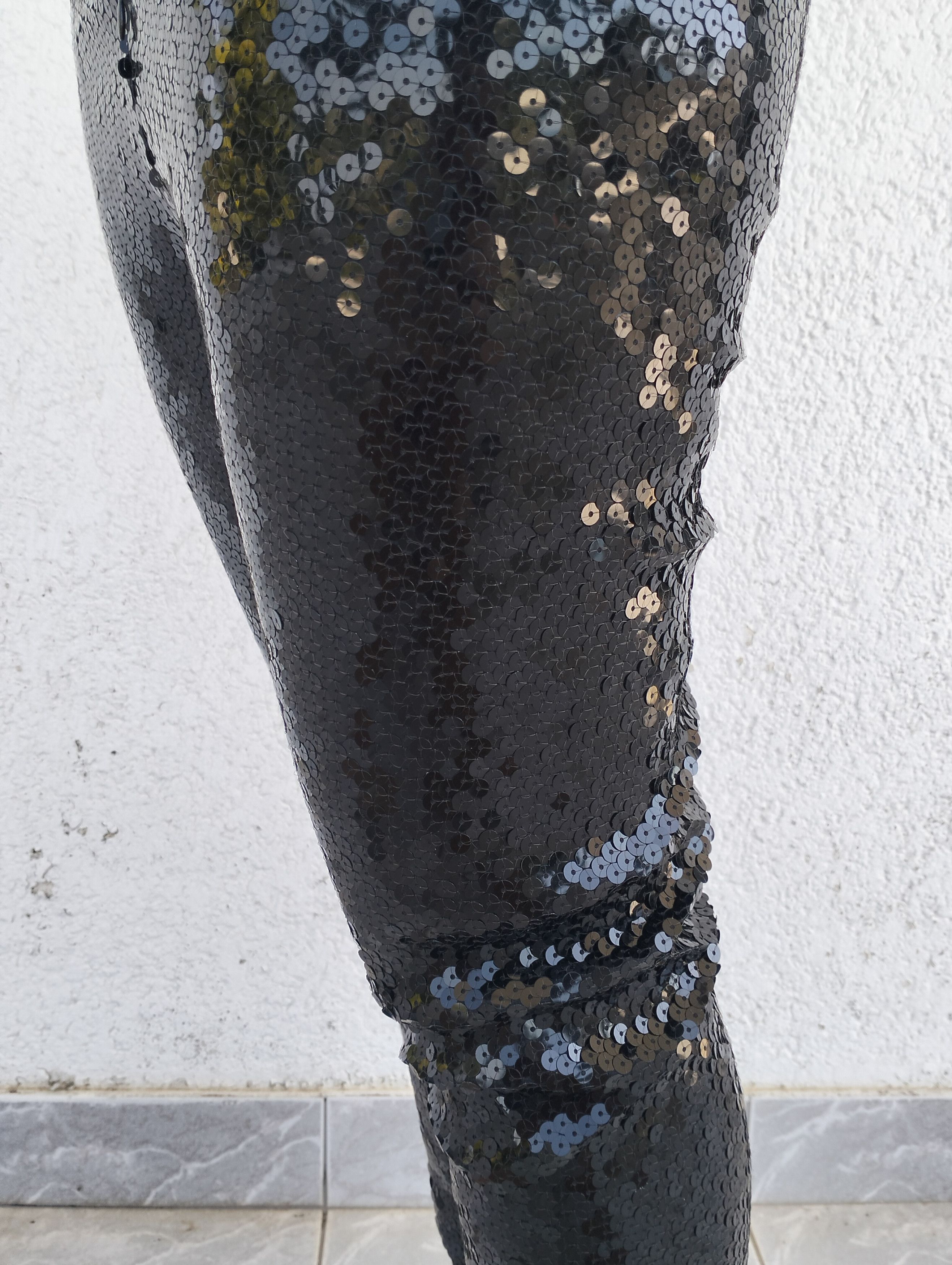 Jean Paul Gaultier Sequin trousers with ankle zippers Size 28" / US 6 / IT 42 - 13 Thumbnail
