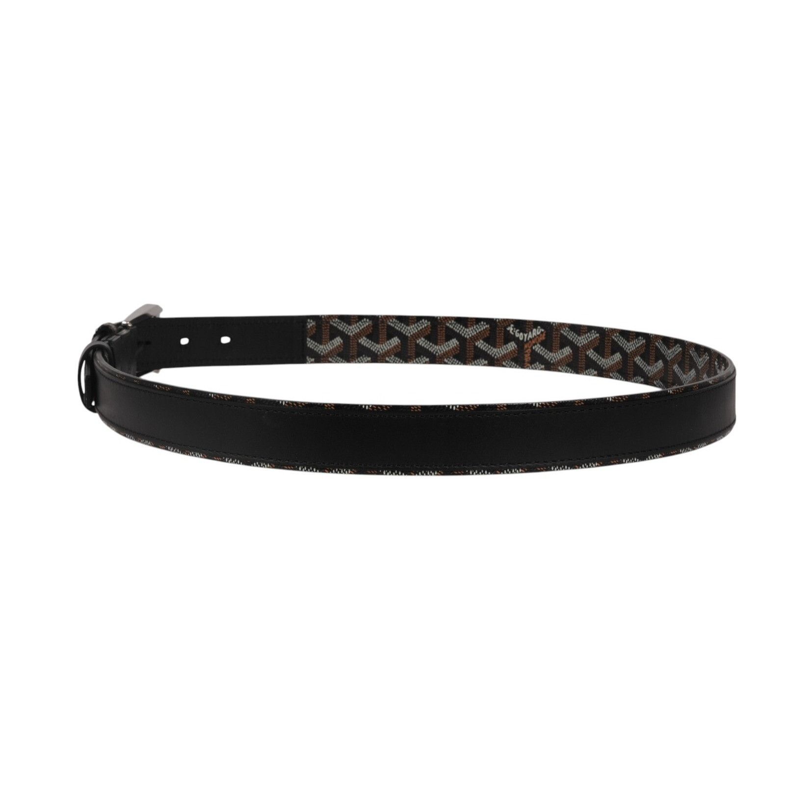 Goyard Fregate Belt Size 95 332 32 33 Black Goyardine - 02570 Size ONE SIZE - 9 Thumbnail