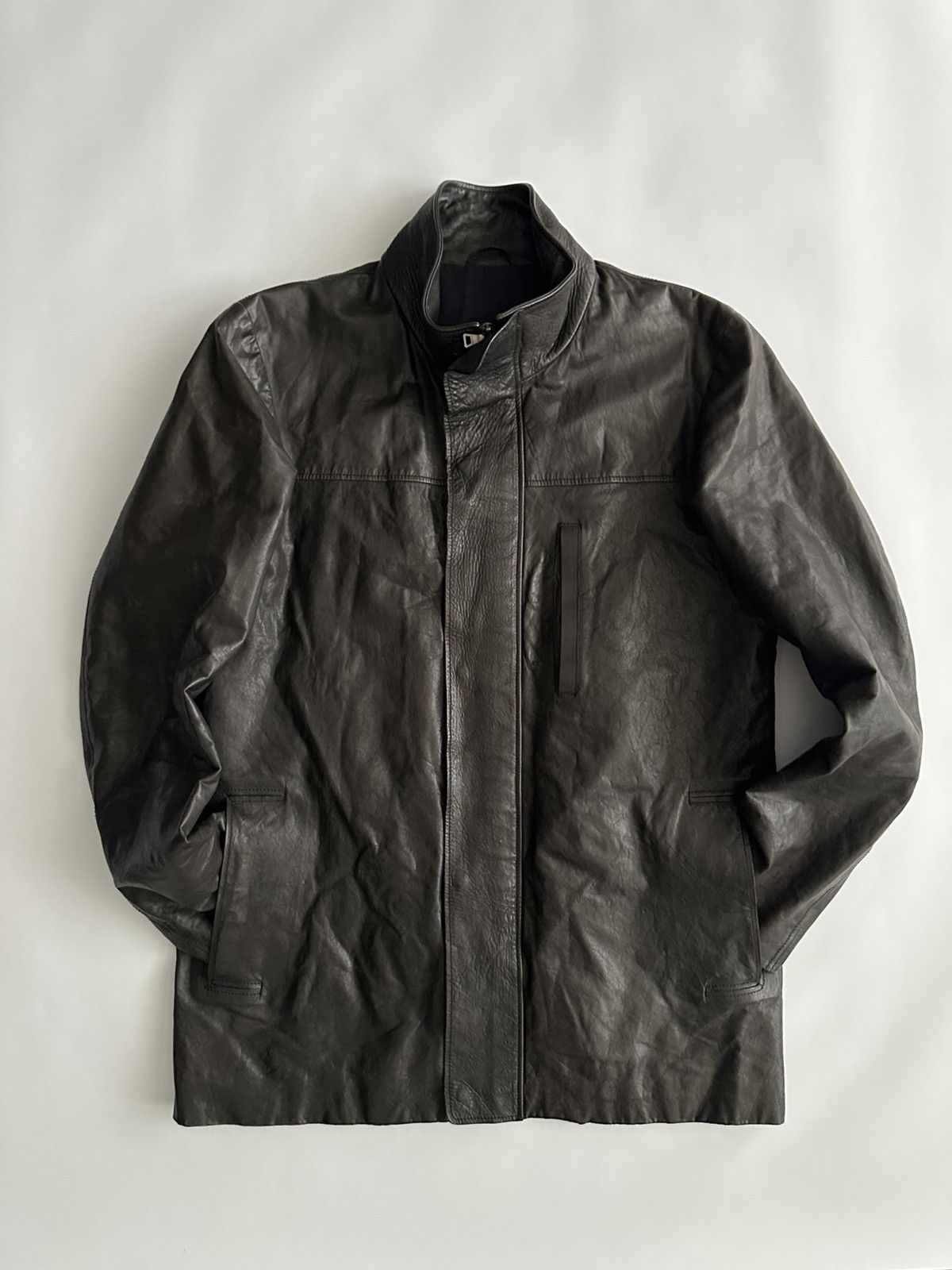 Jil Sander Jil Sander by Raf Simons Leather Jacket Size US M / EU 48-50 / 2 - 6 Thumbnail