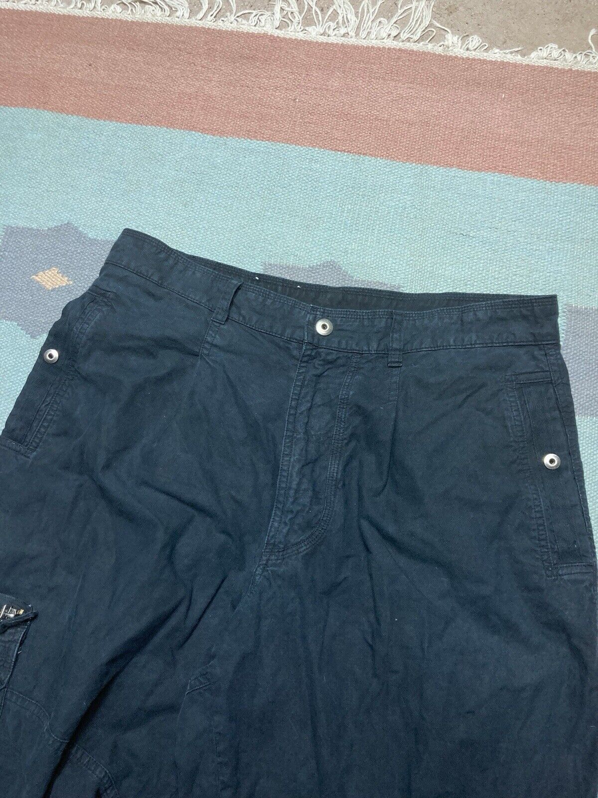 Bugle Boy × Vintage y2k bugle boy cargo pants baggy tapered double knee 34x33 Size US 34 / EU 50 - 8 Thumbnail