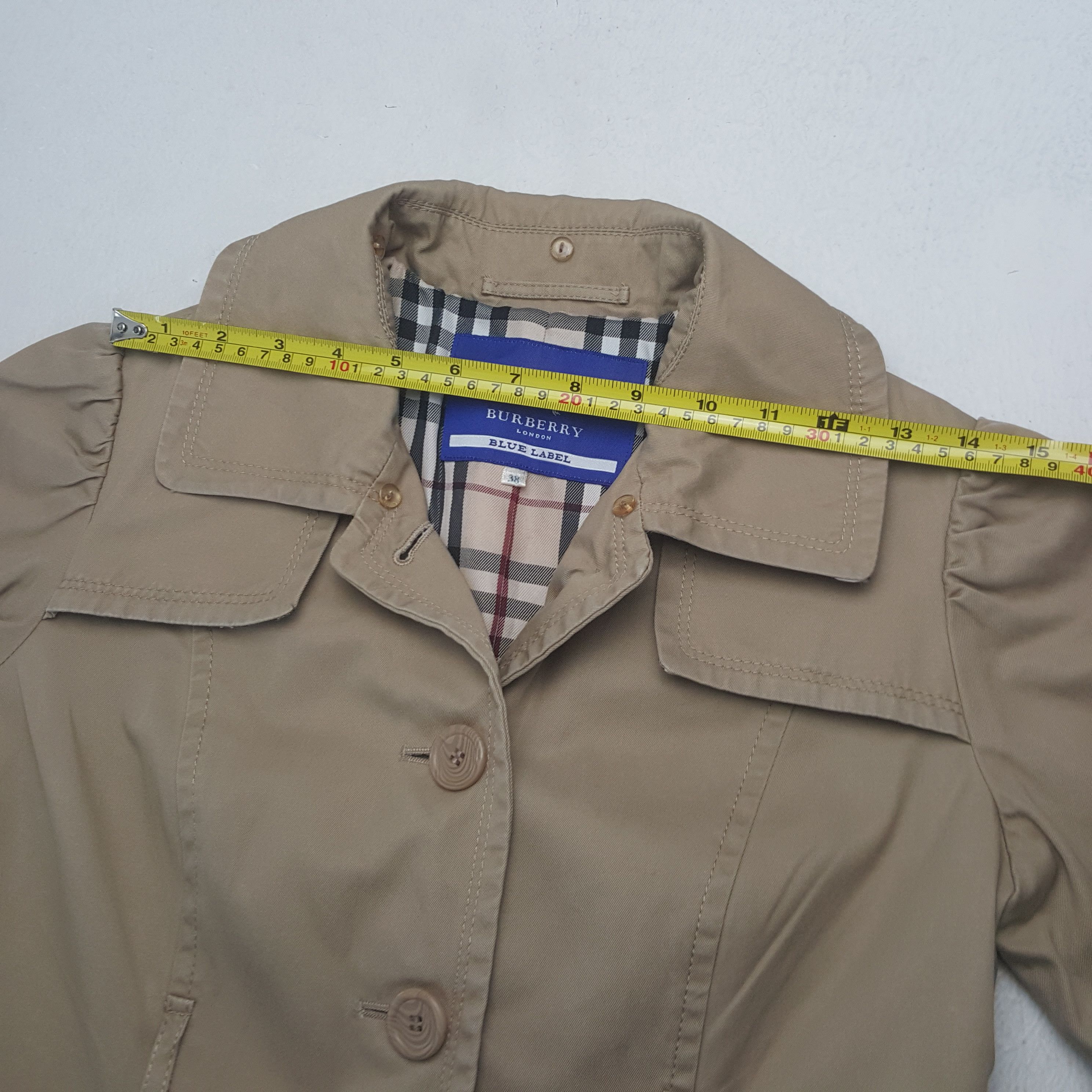 Burberry Vintage Burberry London Designer Trench Jacket C302N13 Size XS / US 0-2 / IT 36-38 - 6 Thumbnail