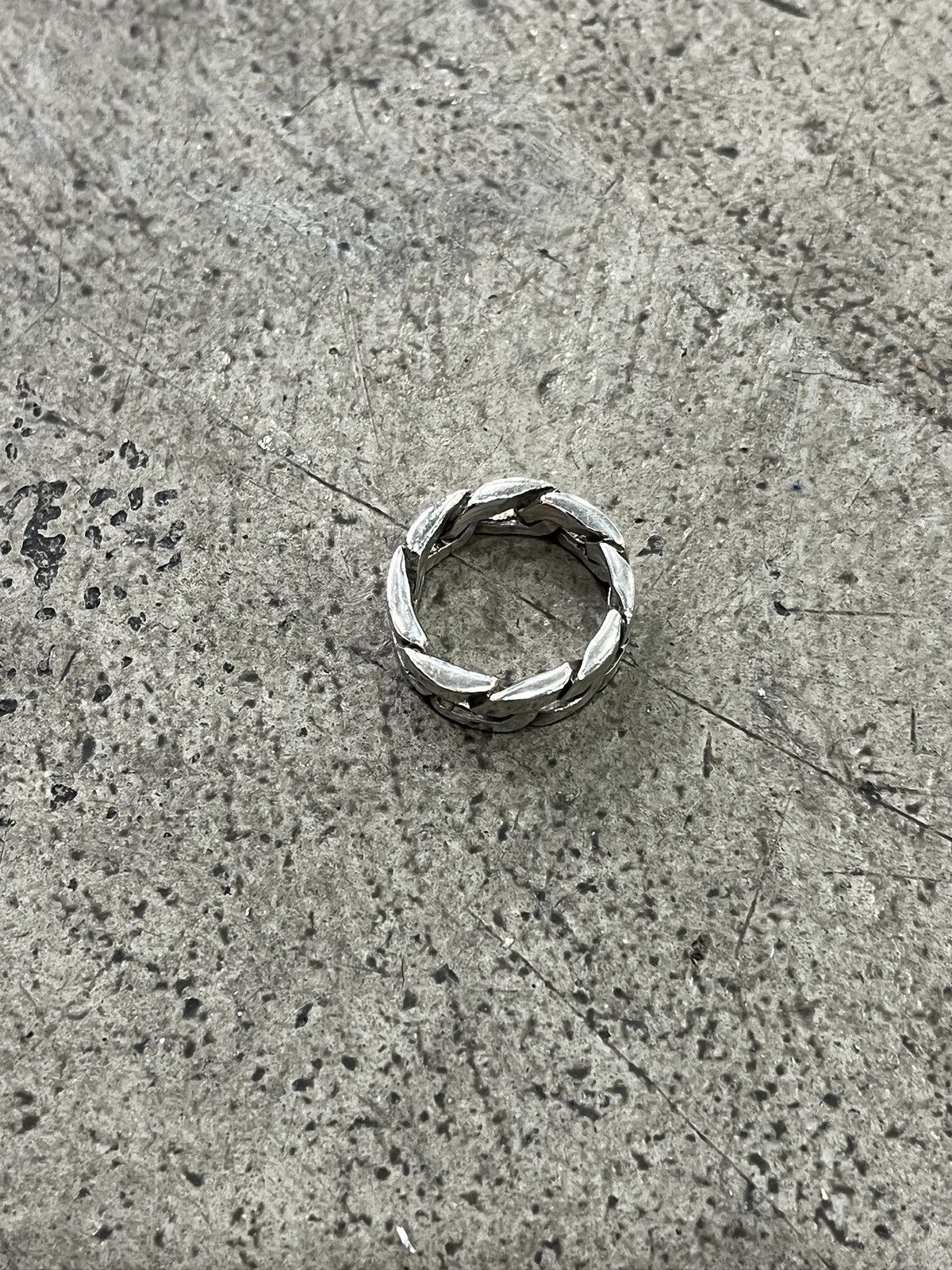 Other Vintage Sterling Silver Link Ring (unisex) Size ONE SIZE - 8 Thumbnail