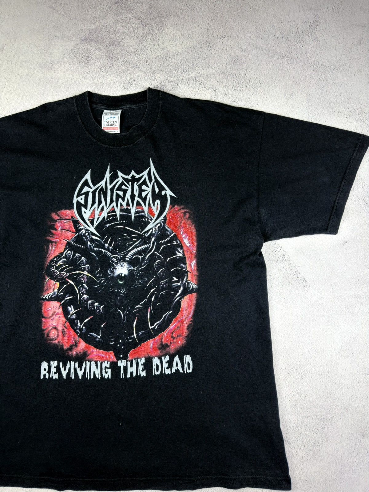 Other Vintage Sinister Reviving The Dead Album T-Shirt Size XL Size US XL / EU 56 / 4 - 2 Thumbnail