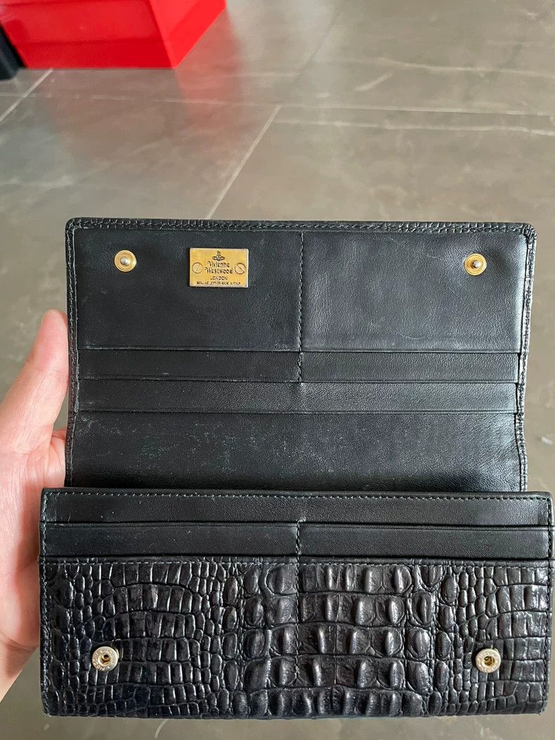 Vivienne Westwood vivienne westwood Crocodile pattern leather handbag Size ONE SIZE - 8 Thumbnail