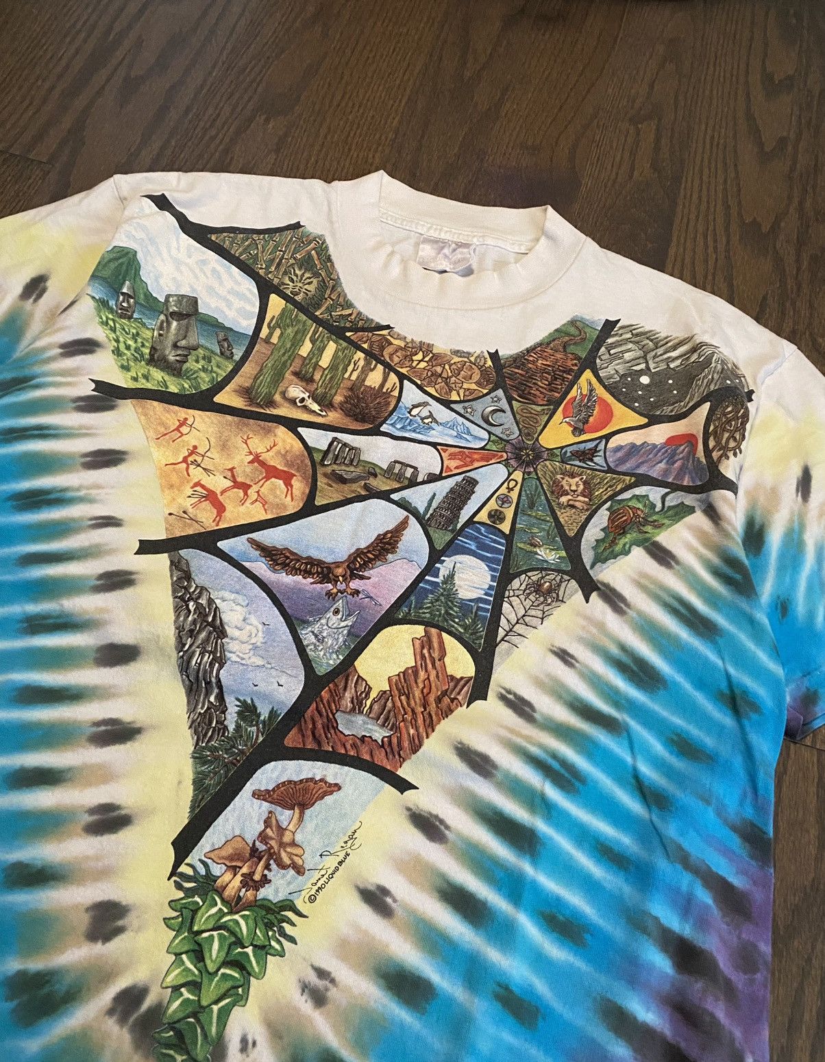 Liquid Blue Vintage Rare 1990 Liquid Blue Tee Size US XL / EU 56 / 4 - 3 Thumbnail