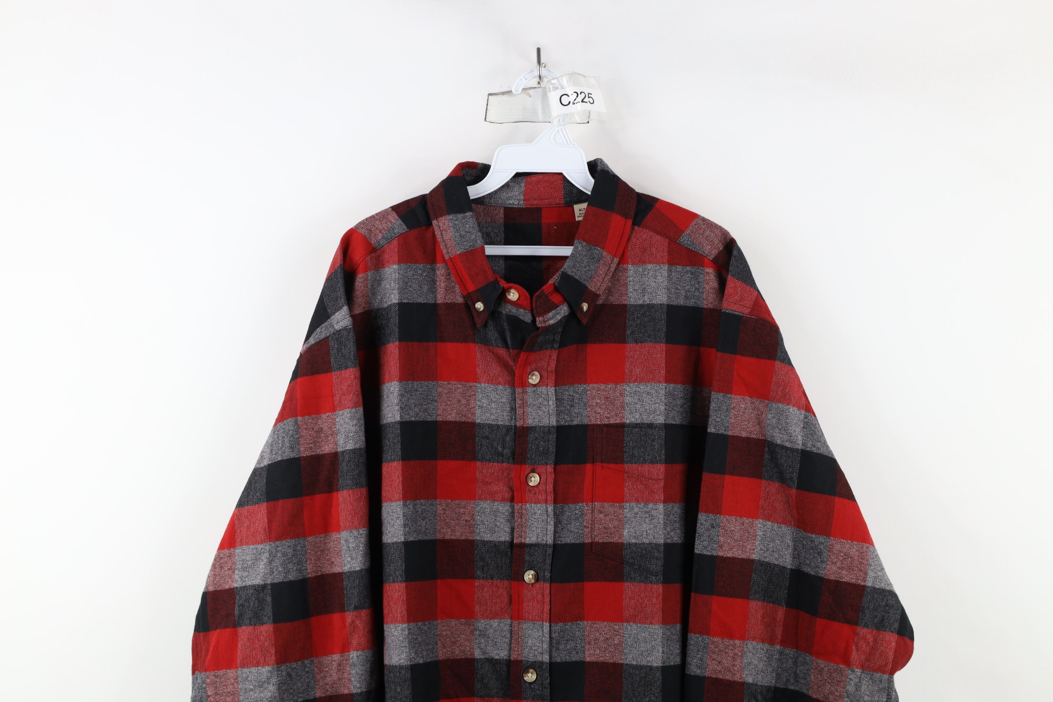 Vintage Vintage Y2K Streetwear Collared Button Down Shirt Plaid Size US XL / EU 56 / 4 - 2 Thumbnail