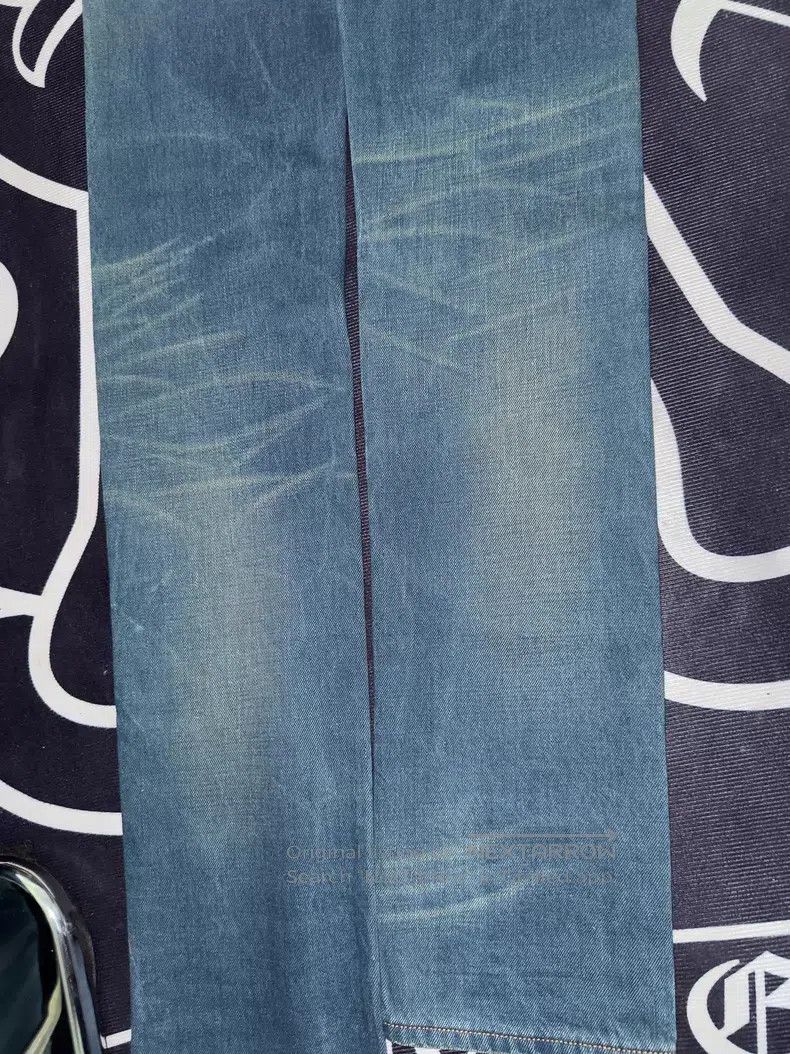 Dior Dior Heavyweight Distressed Patch Straight Leg Denim Jeans Size US 29 - 6 Thumbnail