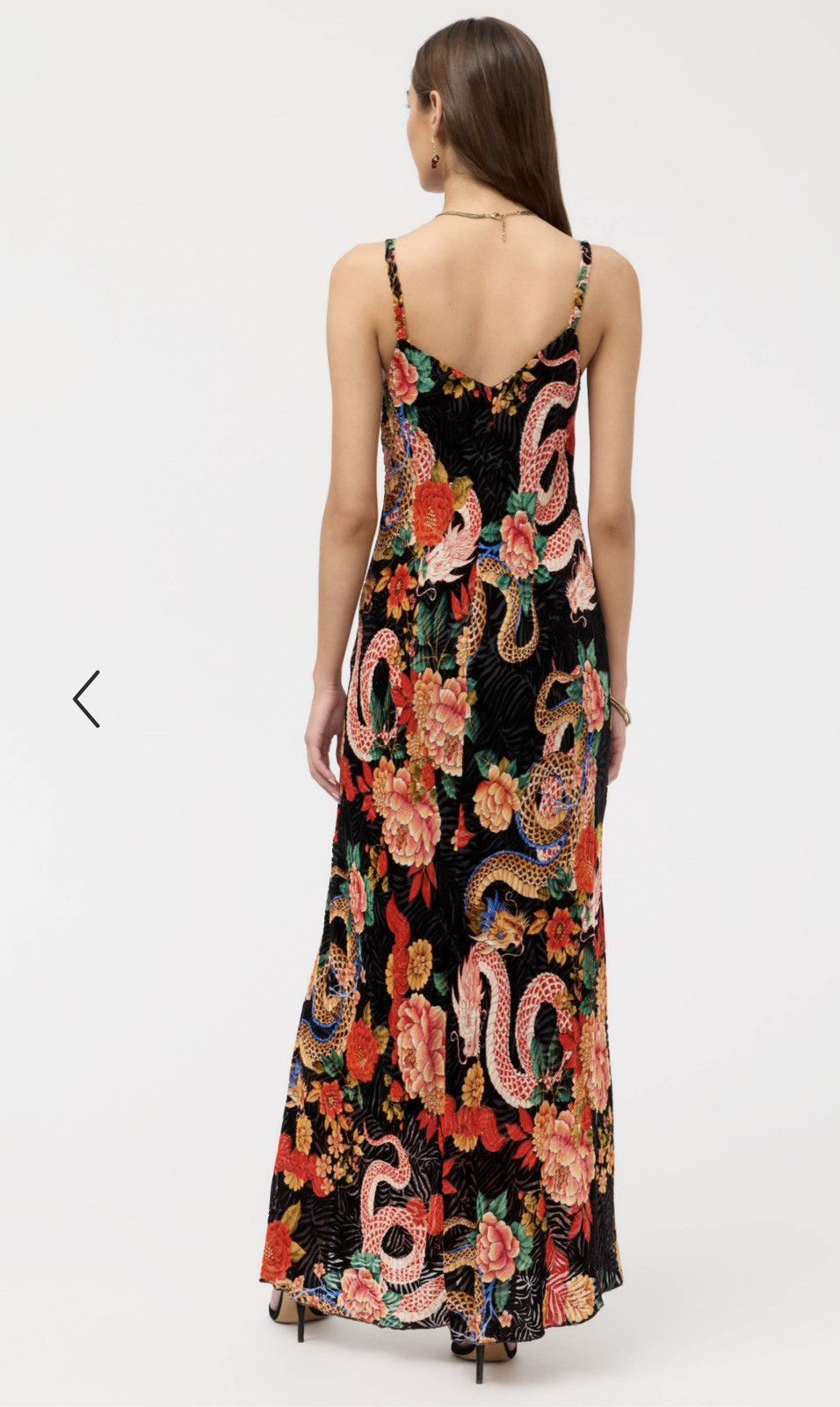 Johnny Was Johnny Was S silk Asian dragon maxi dress kanako Levi burnou Size S / US 4 / IT 40 - 2 Thumbnail
