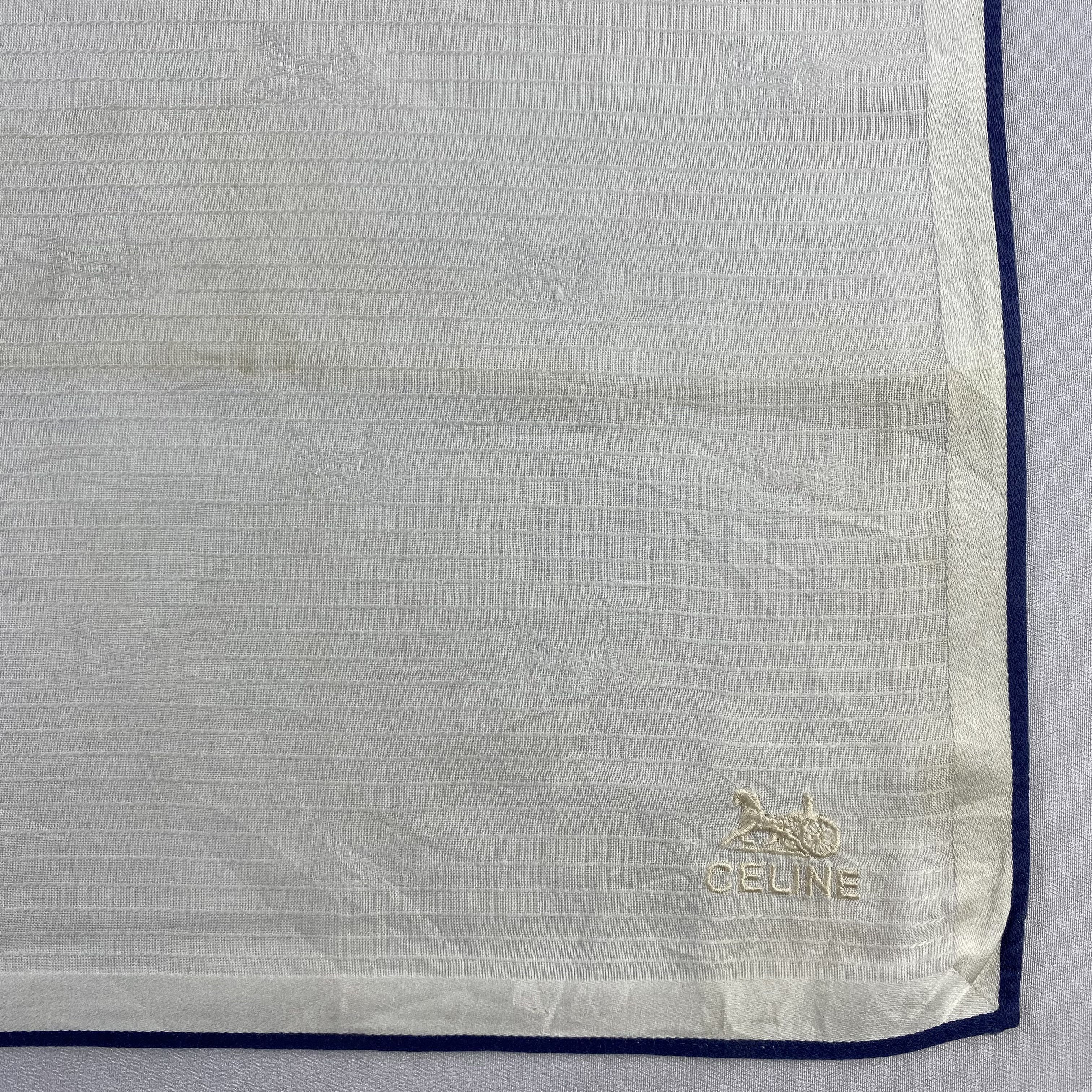Celine × Vintage Celine Handkerchief / Neckerchief / Bandana-P1399 Size ONE SIZE - 3 Thumbnail