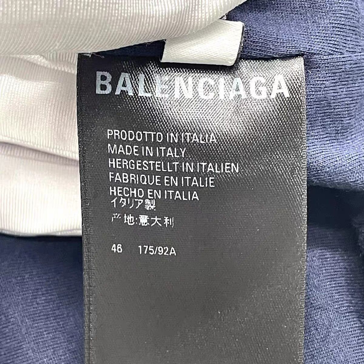Balenciaga Balenciaga Sportyb Embroidered Color-Block Blue and Green Size US S / EU 44-46 / 1 - 14 Thumbnail