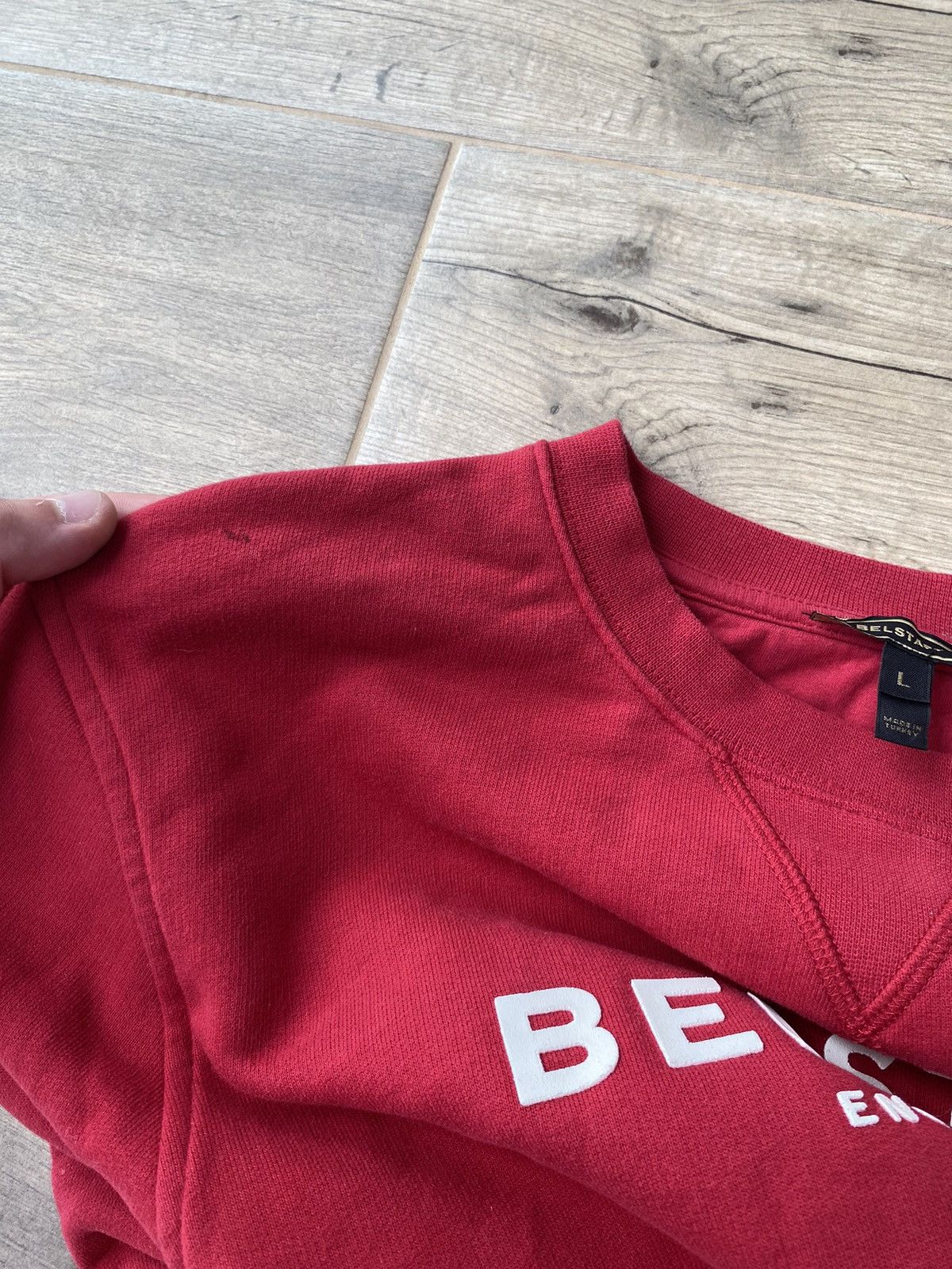 Belstaff Belstaff Logo Vintage Sweatshirt Size US L / EU 52-54 / 3 - 8 Thumbnail