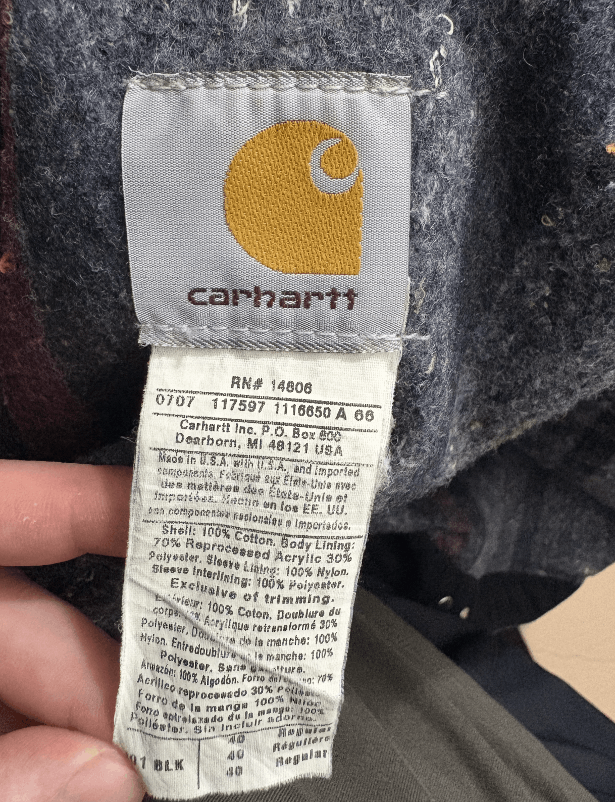 Carhartt Made in USA Carhartt Detroit Jacket - Local 324 LIUNA Size US M / EU 48-50 / 2 - 6 Thumbnail