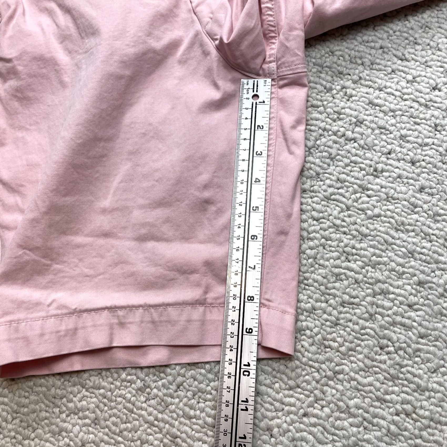 American Eagle Outfitters American Eagle Next Level Flex Shorts Mens 32 Pink Chino Bermuda Classic Fit Size US 32 / EU 48 - 3 Thumbnail