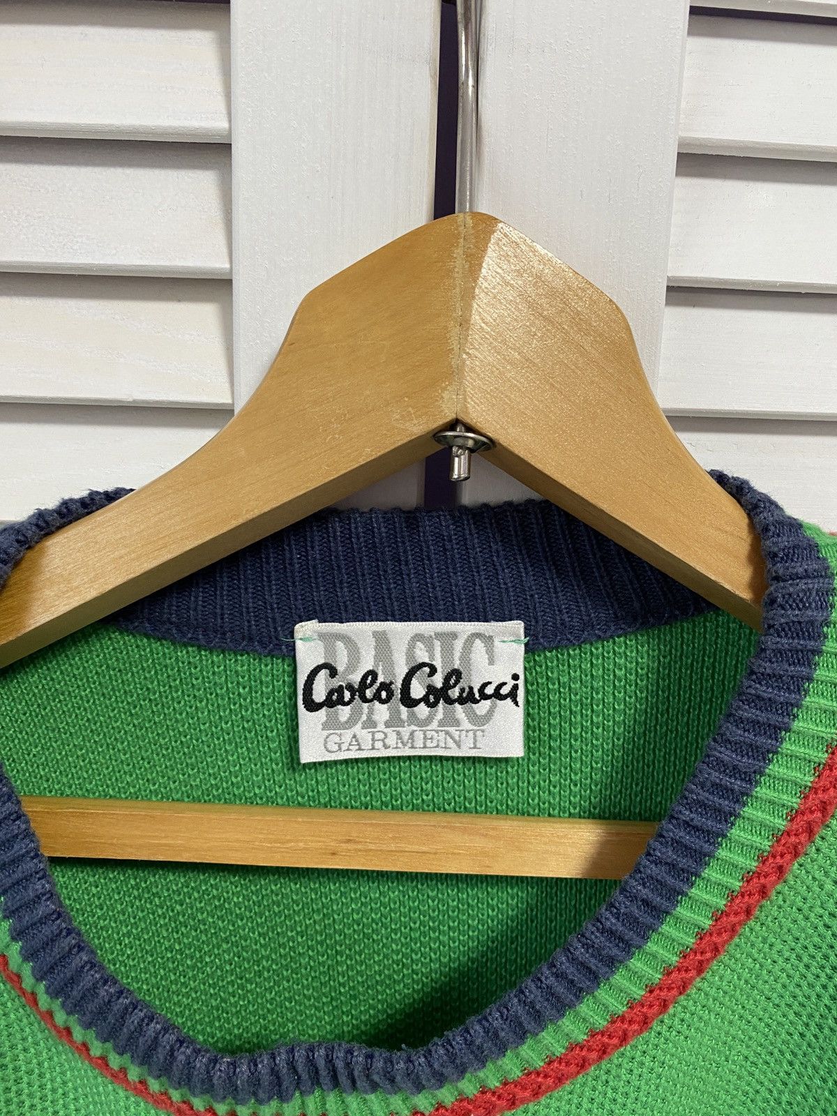 Carlo Colucci × Coogi 🍀 Vintage Sweater Carlo Colucci Japanese Coogi Style Knit Size US L / EU 52-54 / 3 - 6 Thumbnail
