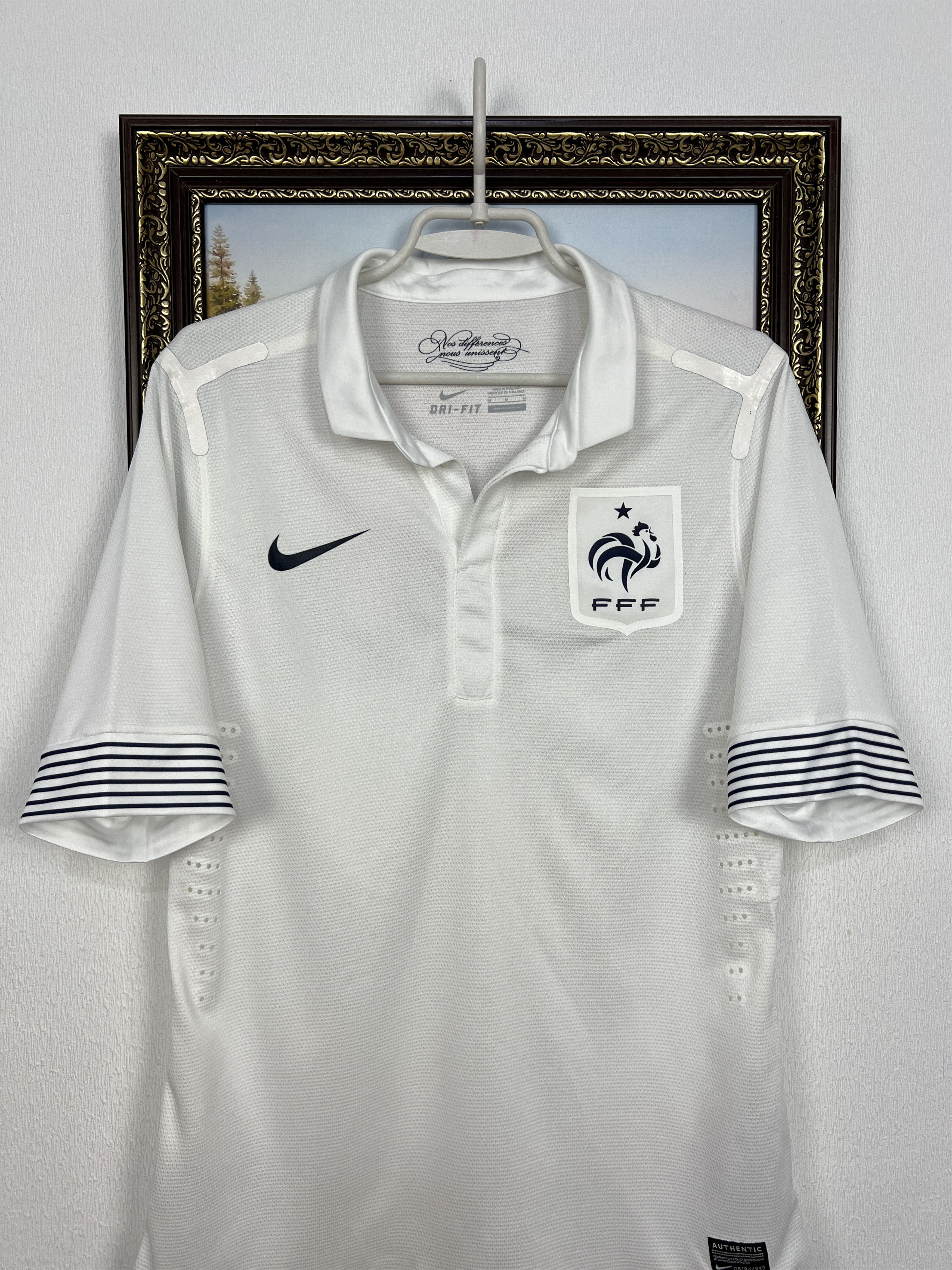 Nike France Away football shirt 2012 Soccer Player Issue Nike Size US M / EU 48-50 / 2 - 2 Thumbnail