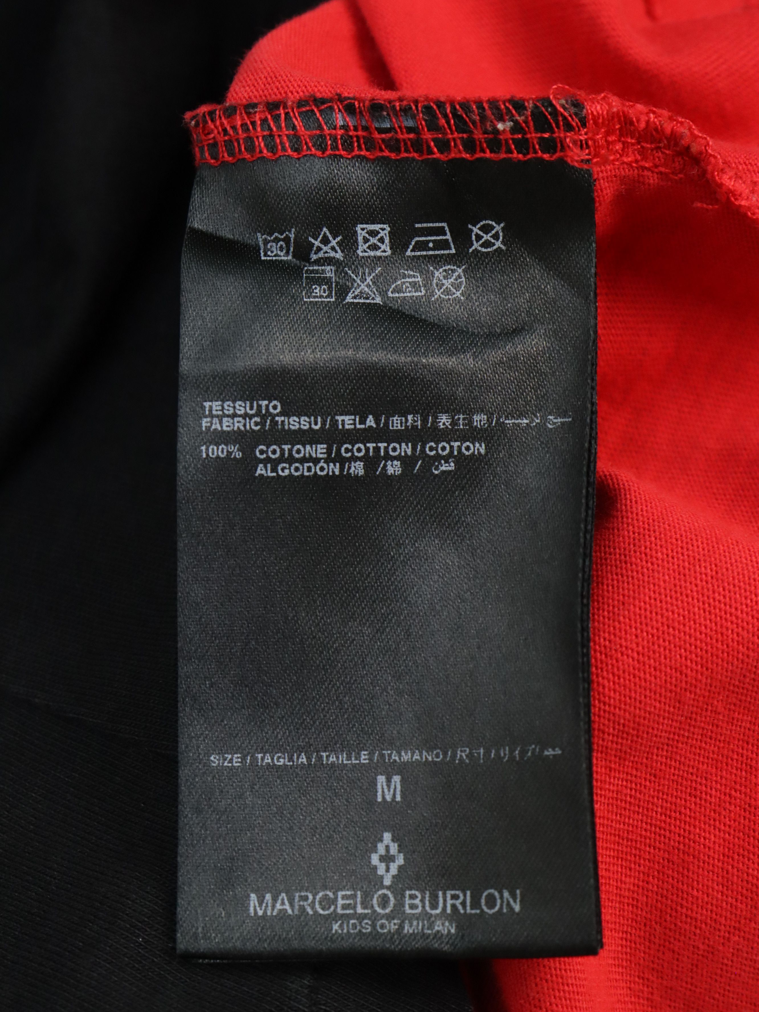 Marcelo Burlon Marcelo Burlon Icon Wings Two Tone Longsleeve Shirt Size US XS / EU 42 / 0 - 7 Thumbnail