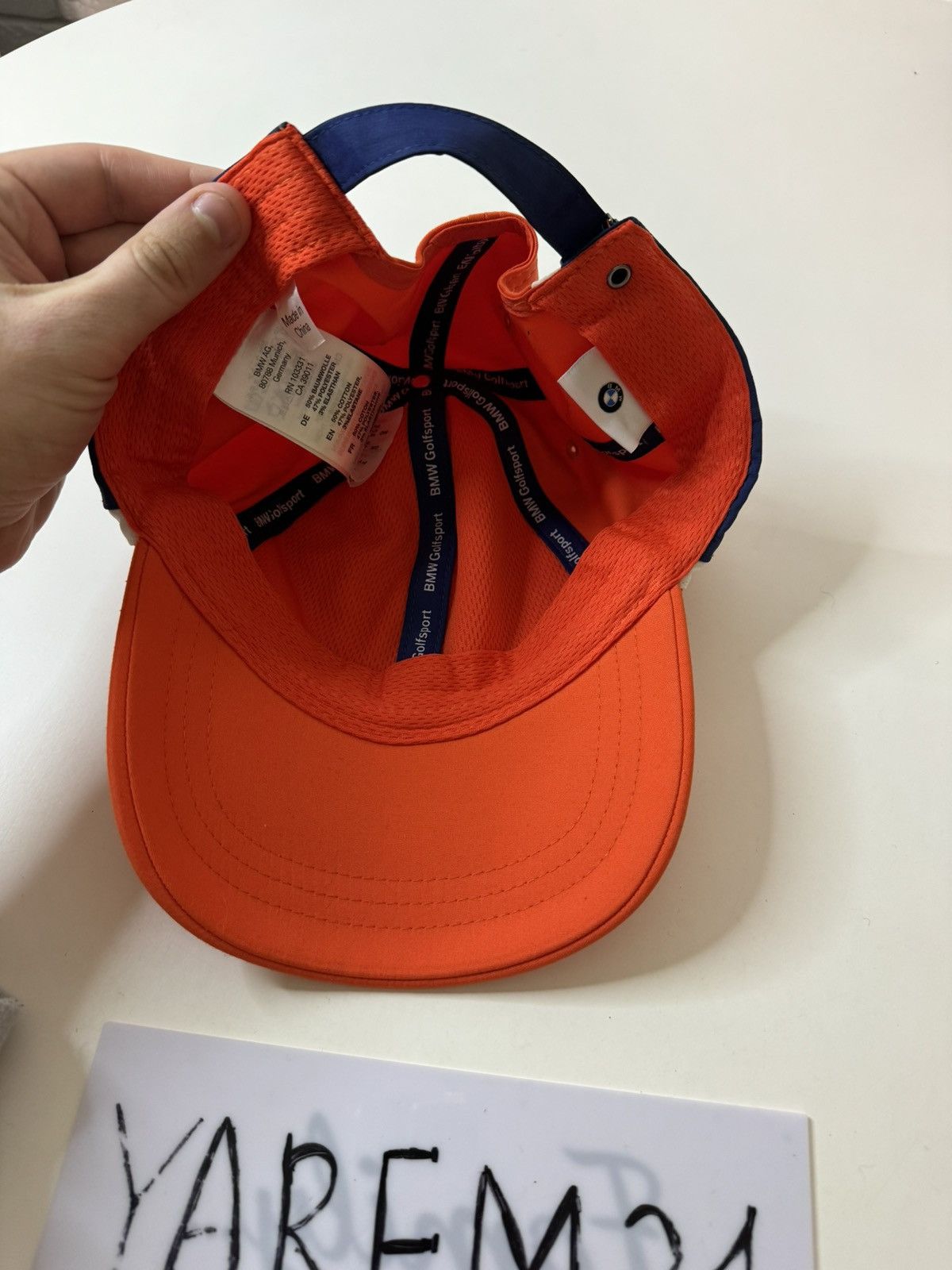 BMW BMW Golfsport cap hat Size ONE SIZE - 6 Thumbnail