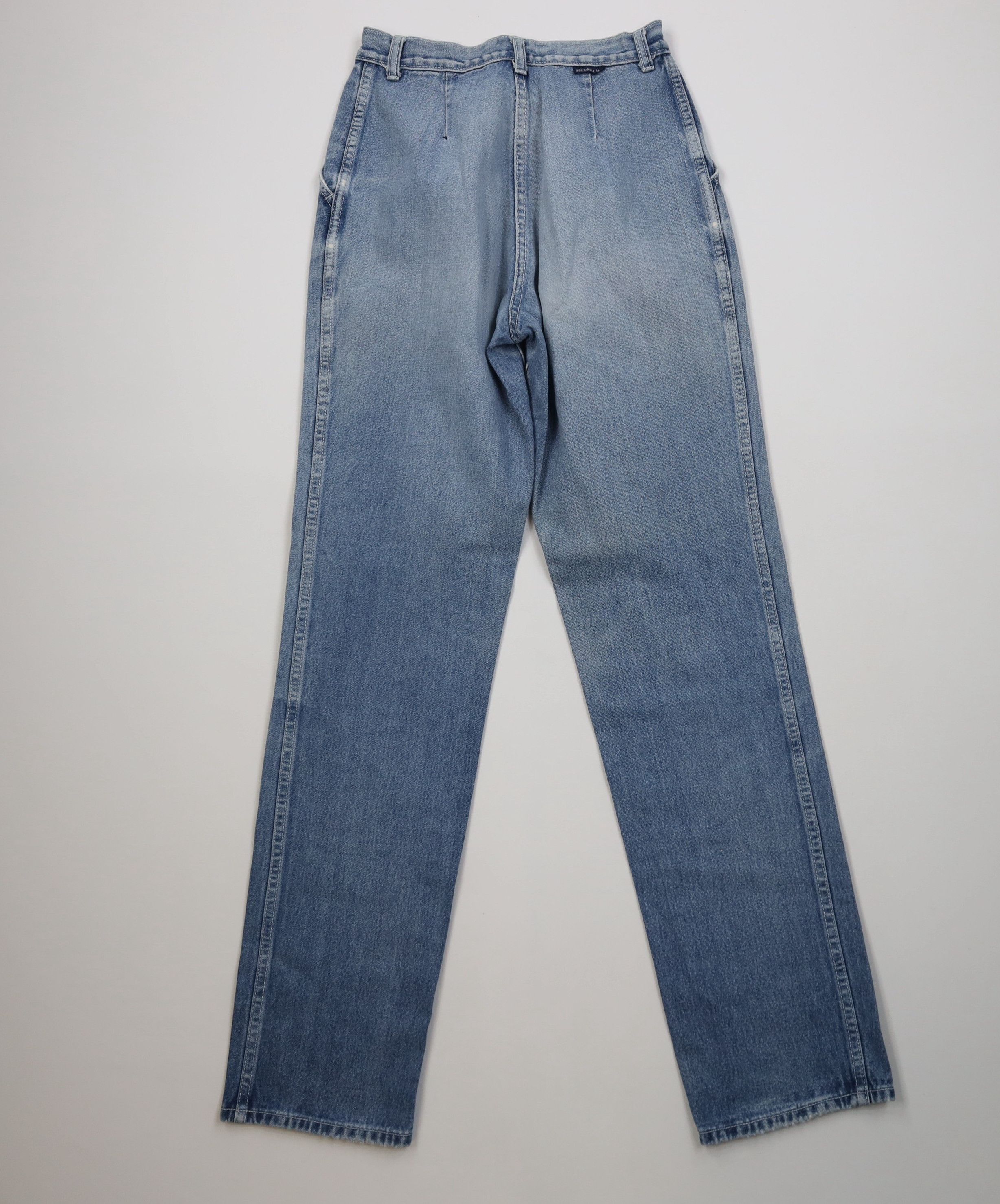 Vintage Vintage 80s 90s Streetwear Pleated Straight Leg Denim Jeans Size 30" / US 8 / IT 44 - 10 Thumbnail