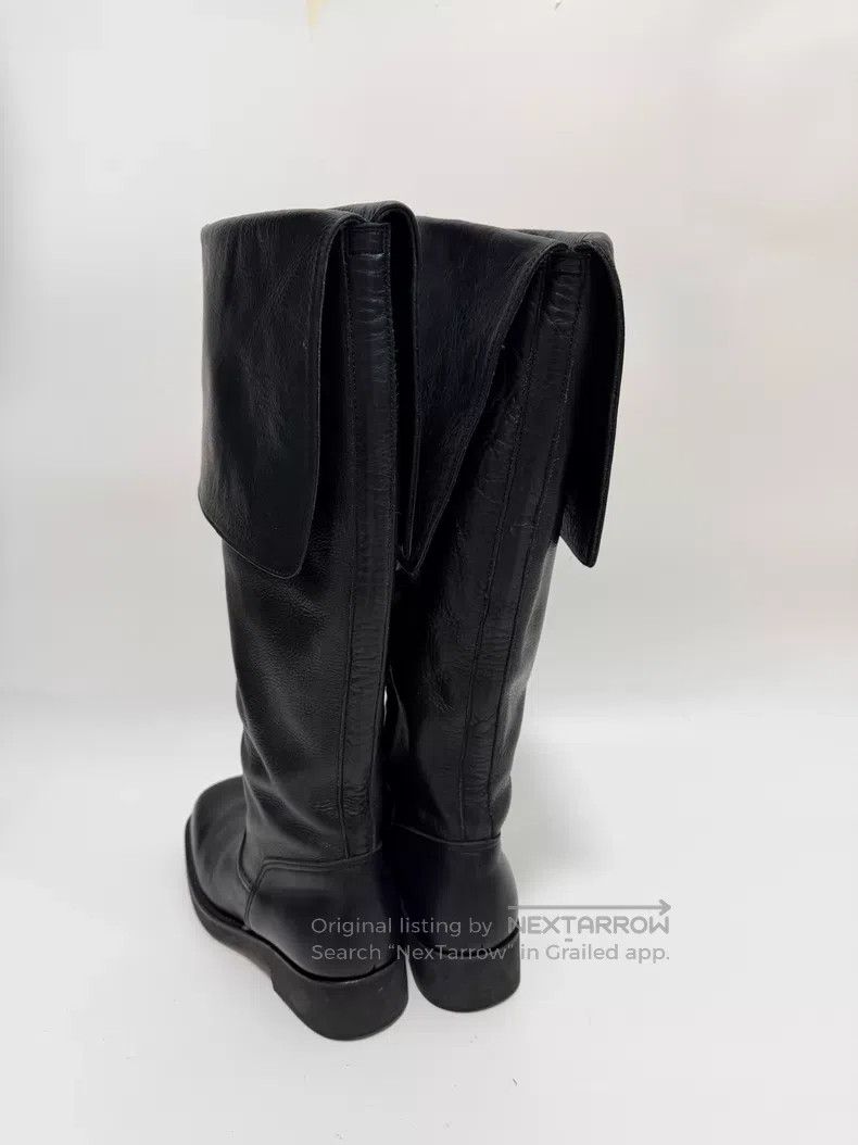 Yohji Yamamoto Yohji Yamamoto High-leg leather boots Size US 5.5 / EU 38 - 6 Thumbnail