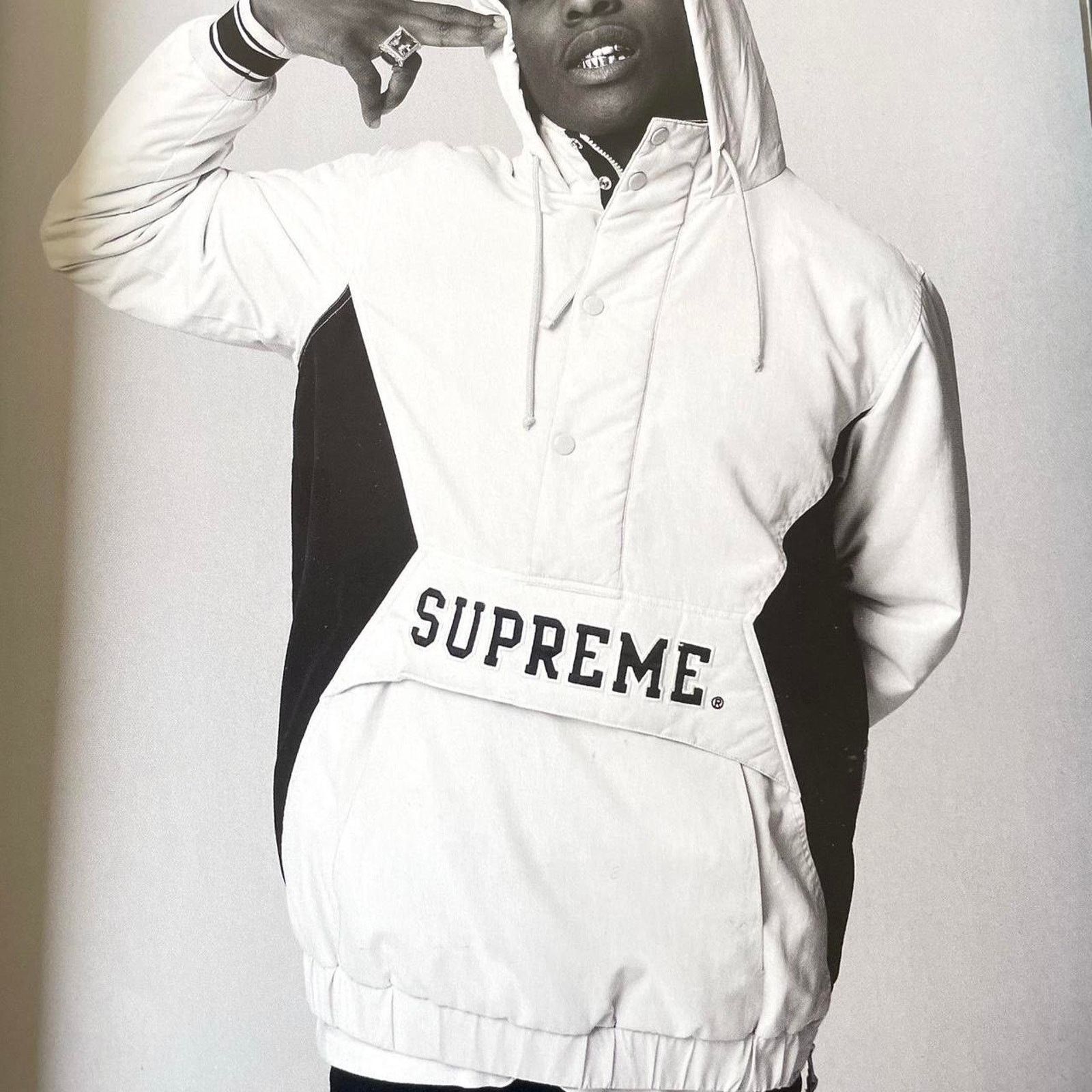 A$AP Rocky × Supreme ASAP Rocky in Supreme jacket photo in framed poster 9x11 Size ONE SIZE - 2 Thumbnail