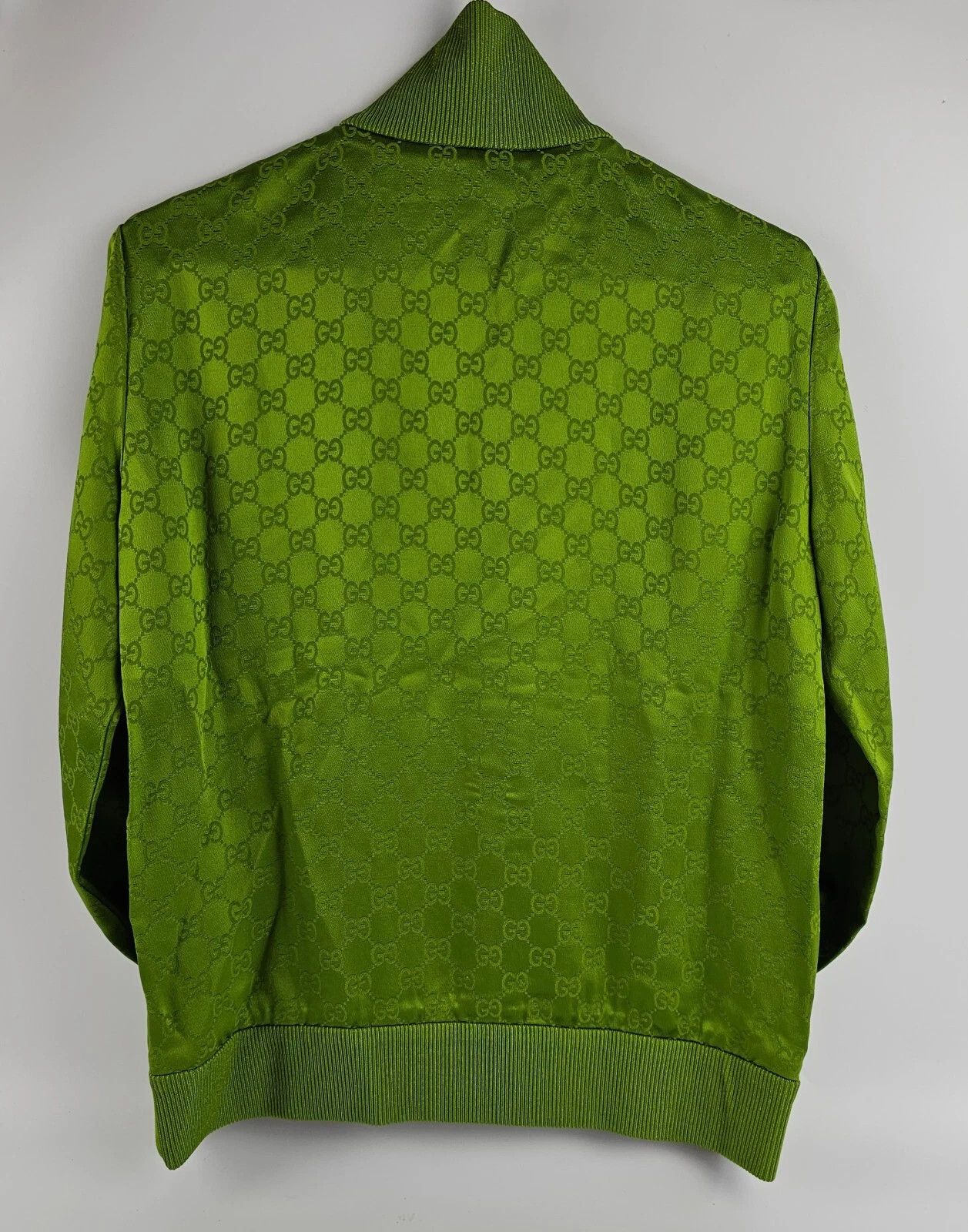Gucci GUCCI Green GG Jacquard Zip Track Jacket New & Authentic Size M / US 6-8 / IT 42-44 - 5 Thumbnail