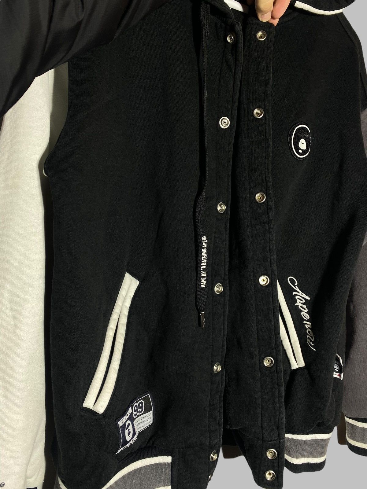 Aape Aape by A Bathing Ape Bape Hooded Varsity Jacket Size US M / EU 48-50 / 2 - 19 Thumbnail