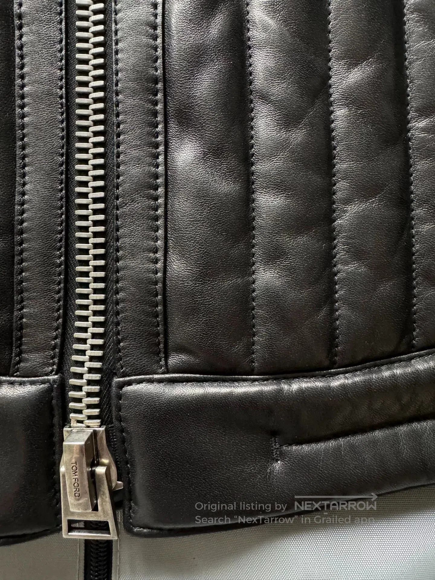 Tom Ford TOM FORD Quilted Hooded Leather Jacket. Size US M / EU 48-50 / 2 - 3 Thumbnail