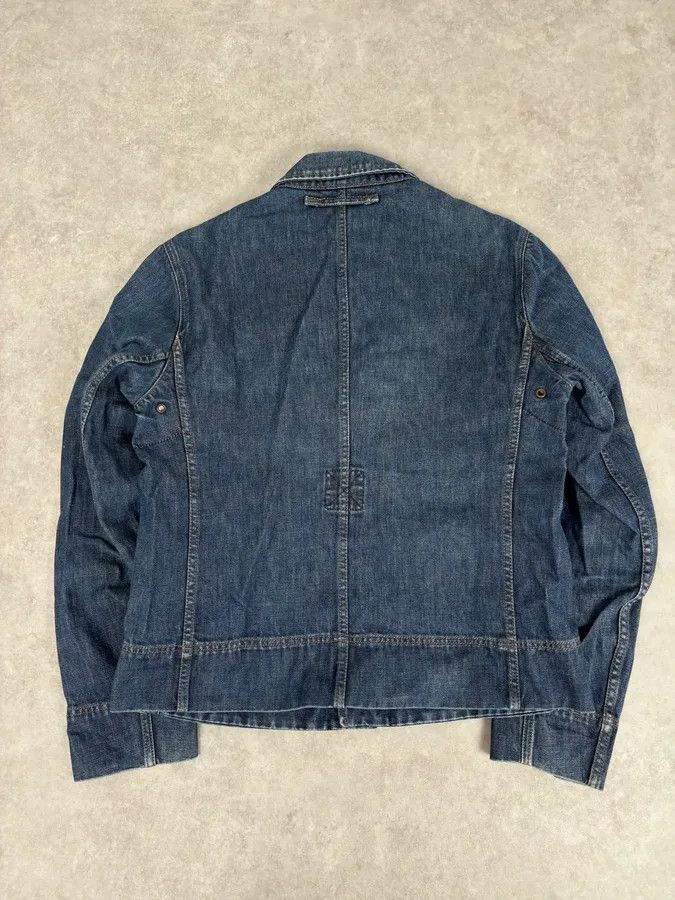 Prada 2000s Prada Blue Rock Denim Jacket Size US M / EU 48-50 / 2 - 5 Thumbnail