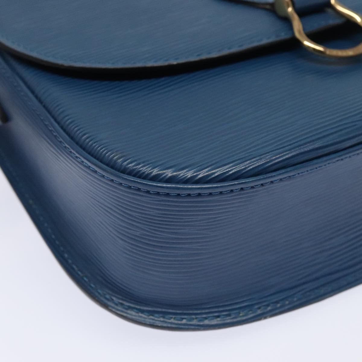 Louis Vuitton LOUIS VUITTON Epi Saint Cloud GM Shoulder Bag Toledo Blue Size ONE SIZE - 15 Thumbnail