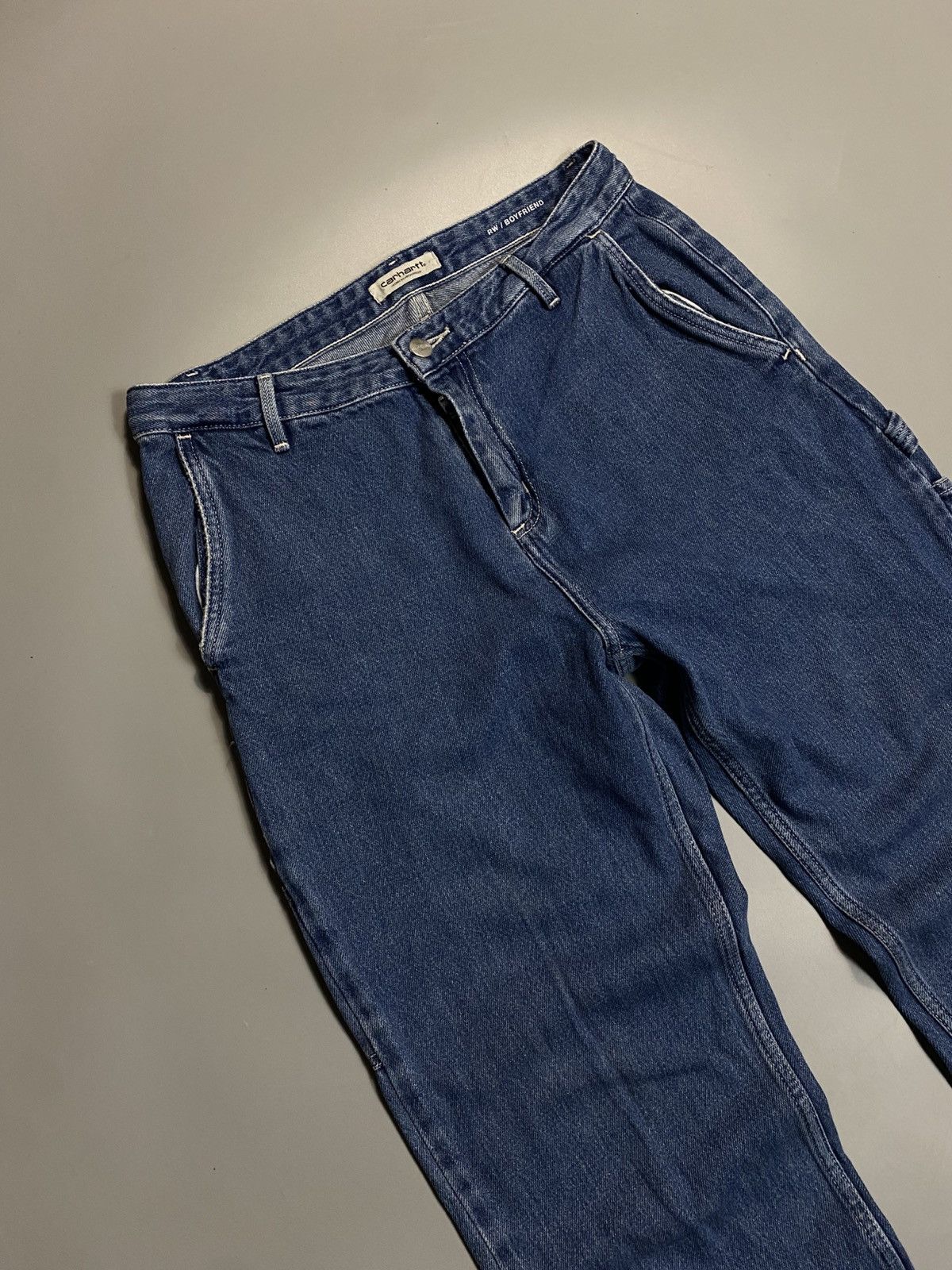 Carhartt Cqrhartt work denim pants cargo Size US 28 / EU 44 - 3 Thumbnail