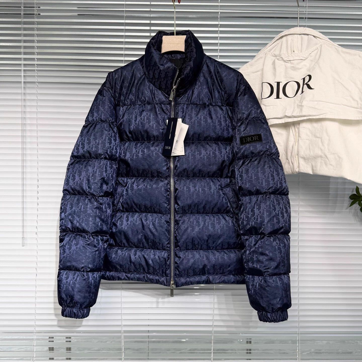 Dior DIOR down jacket, size 48, Oblique monogram print Size M / US 6-8 / IT 42-44 - 1 Thumbnail