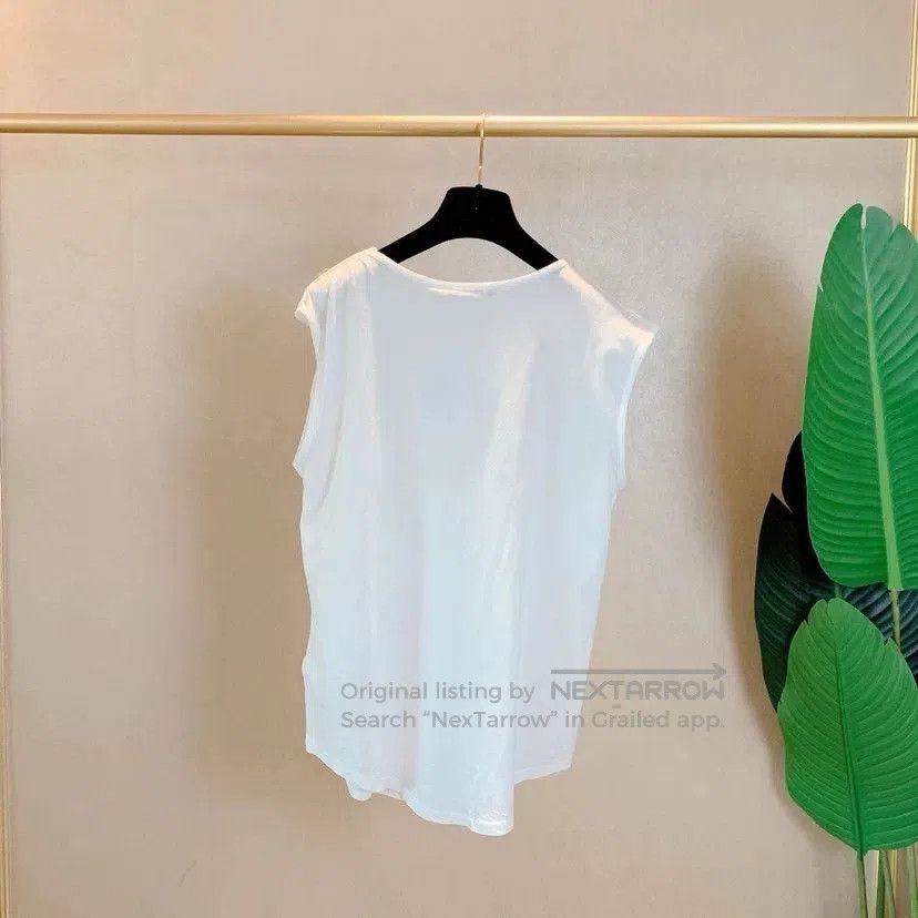 Balmain BALMAIN White Sleeveless Top Size 40. Size US XXS / EU 40 - 2 Thumbnail